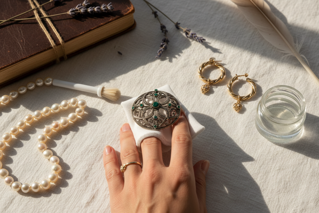 How to Care for and Clean Vintage Jewellery at Home