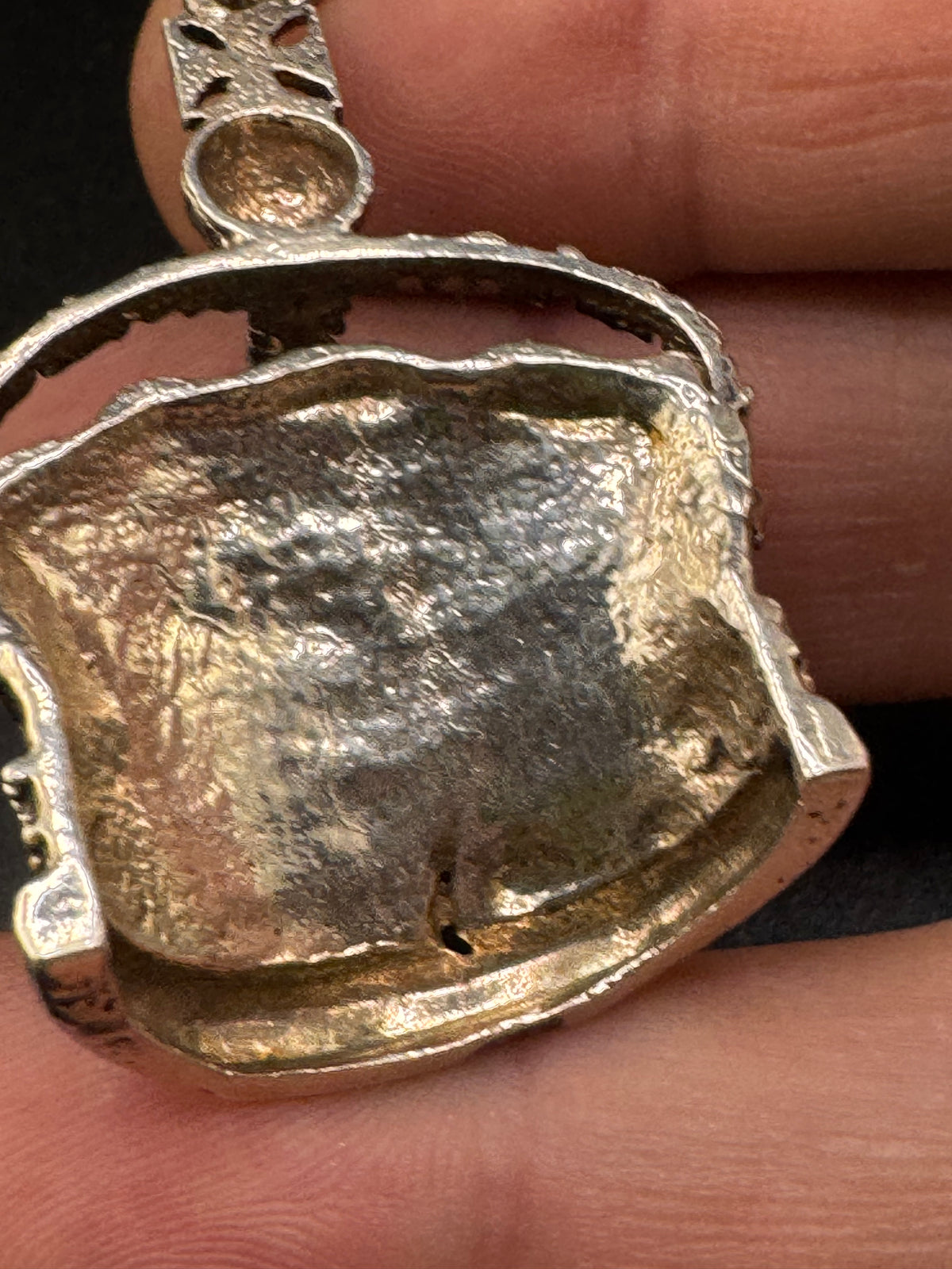 1977 queens silver jubilee 925 sterling crown pendant, heavy 23 grams