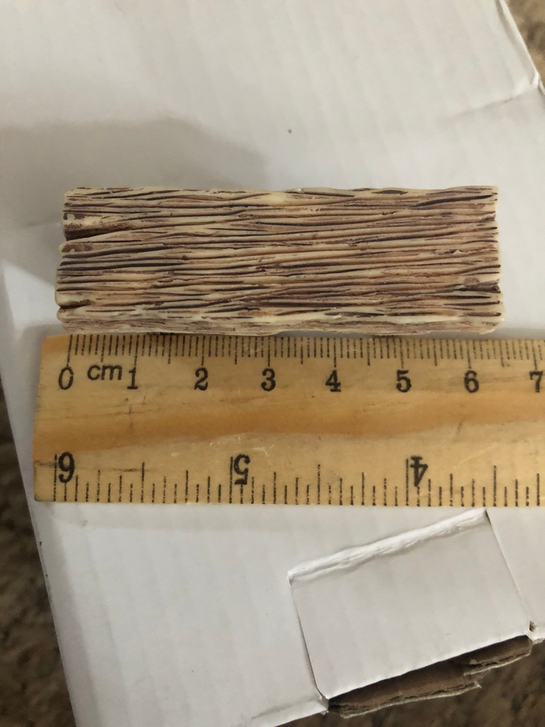 Miniature Resin Bench: Rustic Cake Topper, Dollhouse Decor