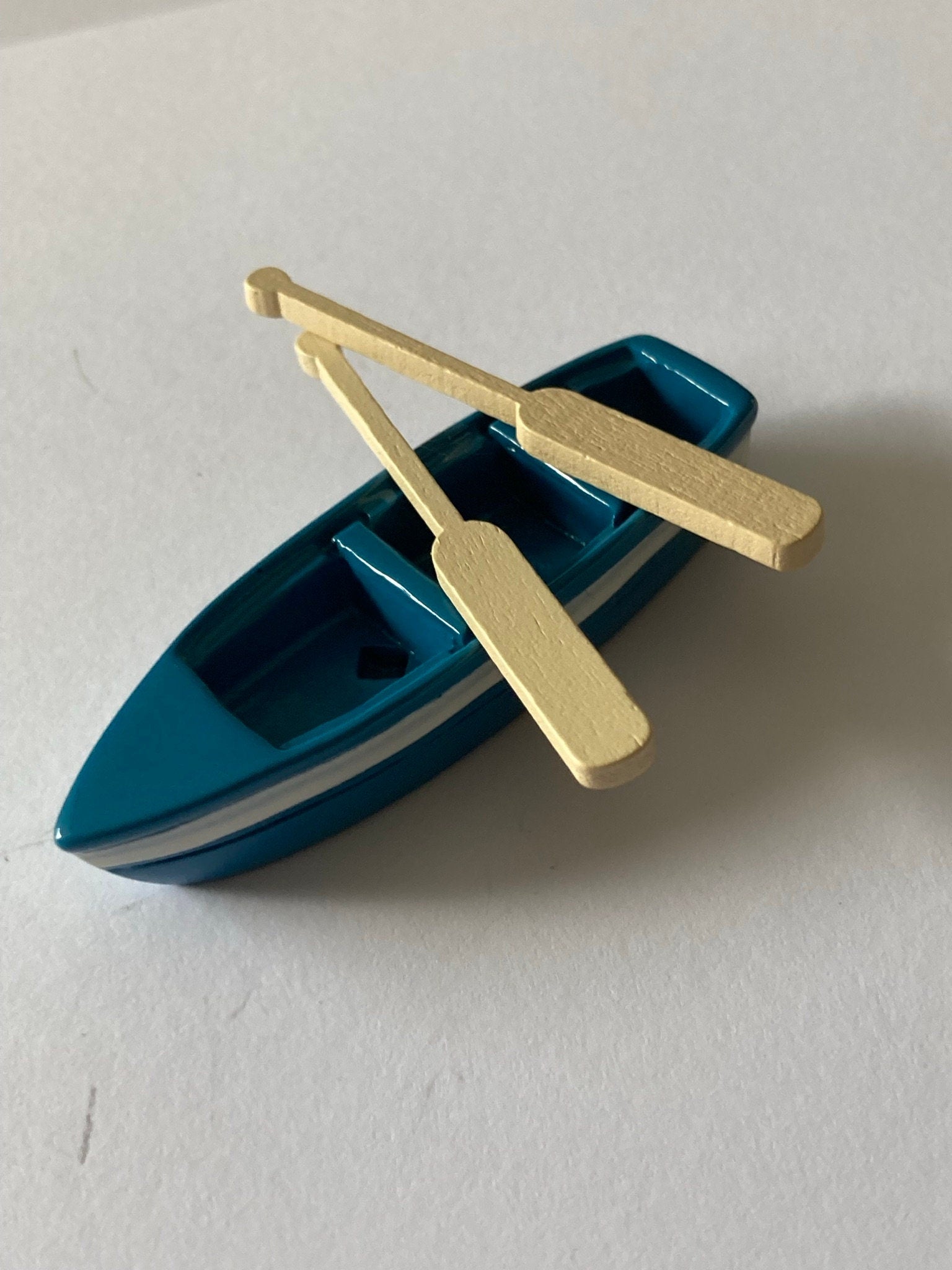 miniature blue shark whale cake topper, seaside craft