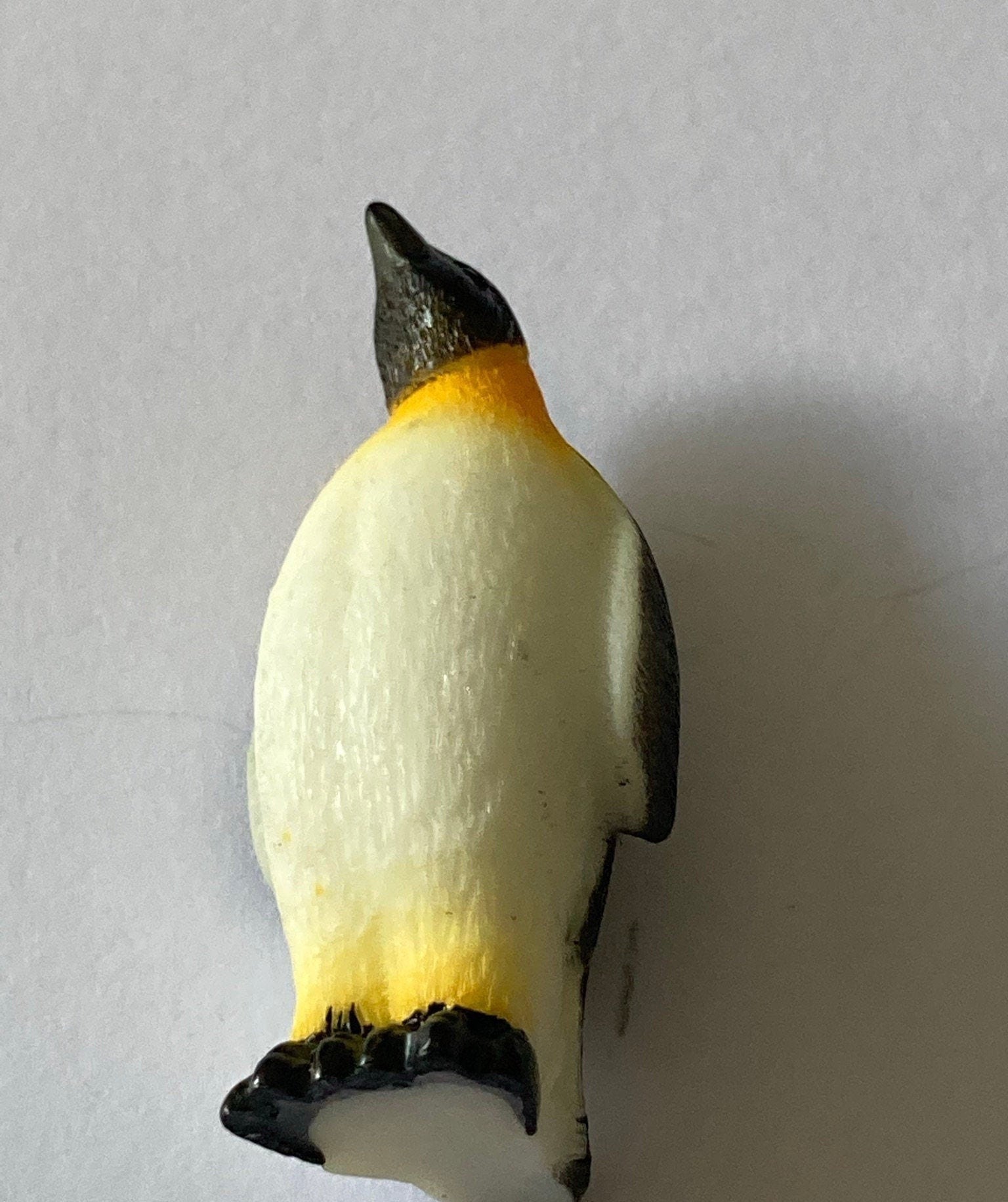 1 x PENGUIN cake topper decoration Christmas reusable looking up left