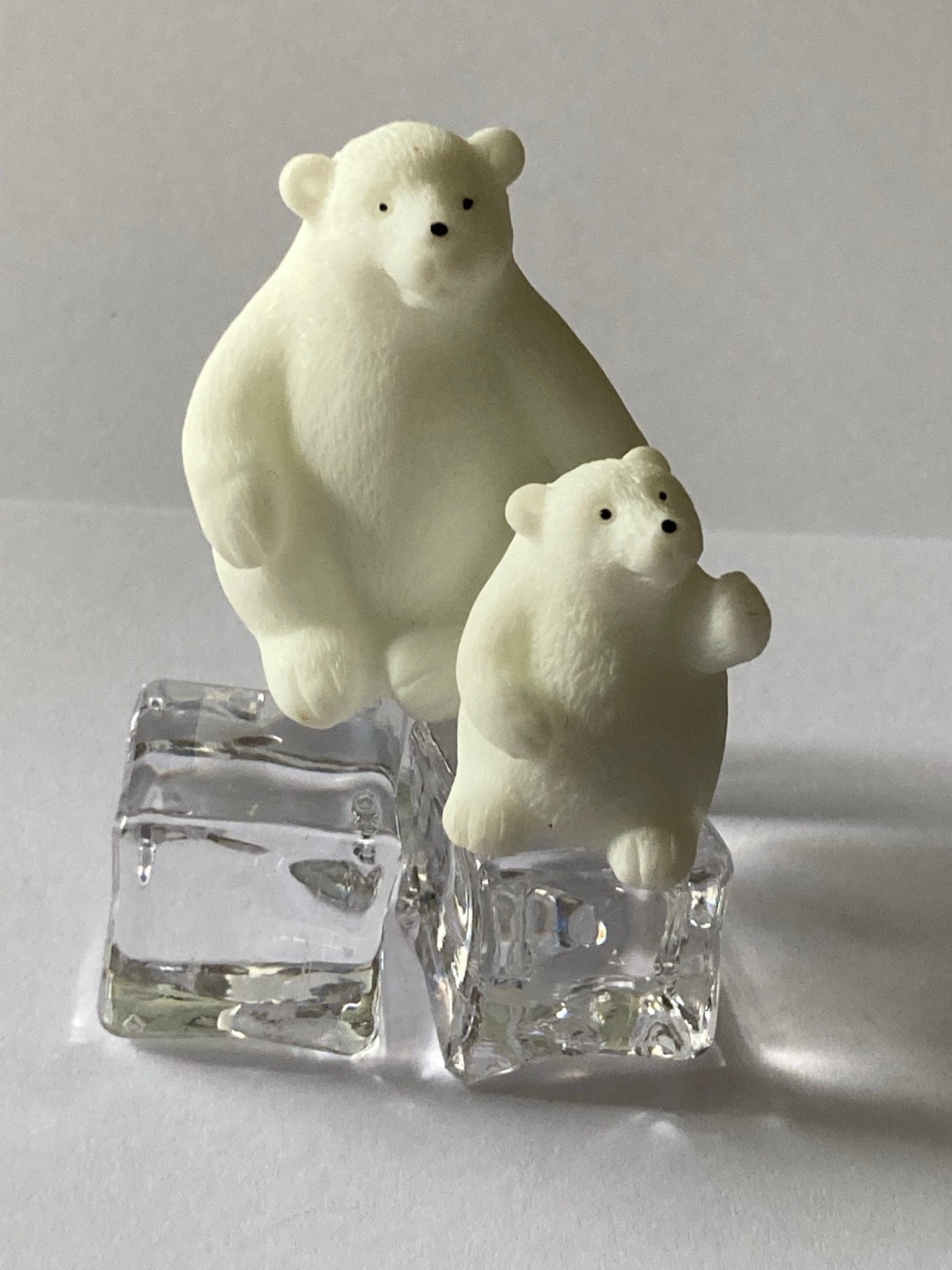 1 x miniature BABY PENGUIN cake toppers decoration Christmas big eyes