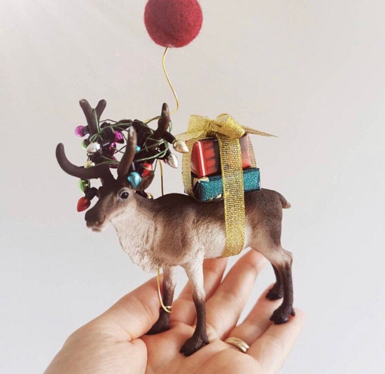 Miniature Metallic Christmas Fairy Lights: Cake Topper, Dollhouse (100cm)