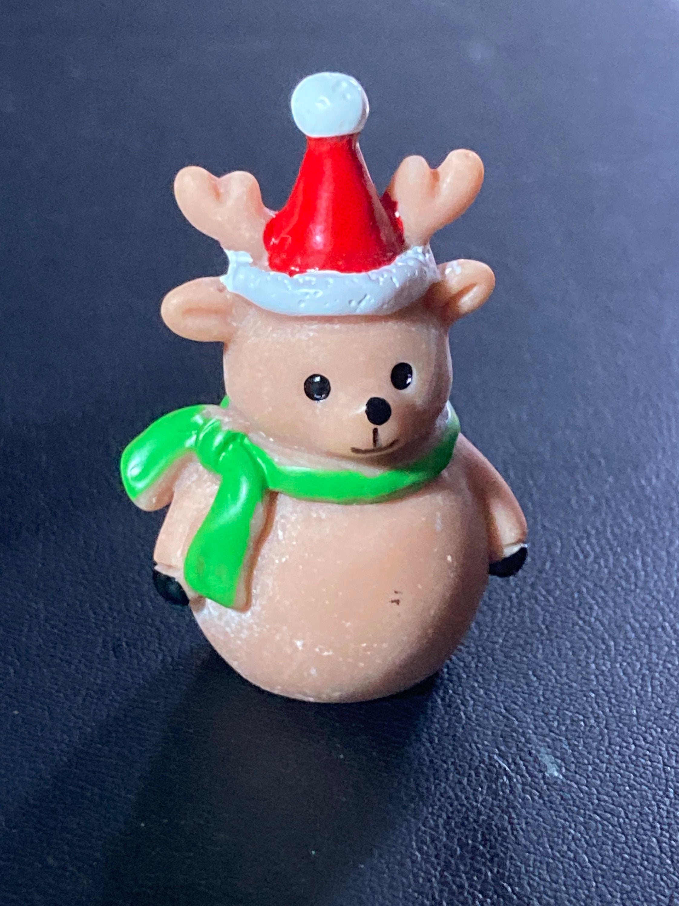 Cute Reindeer Christmas Cake topper decoration, reusable