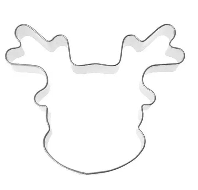 Stag reindeer cookie biscuit gingerbread cutter Christmas