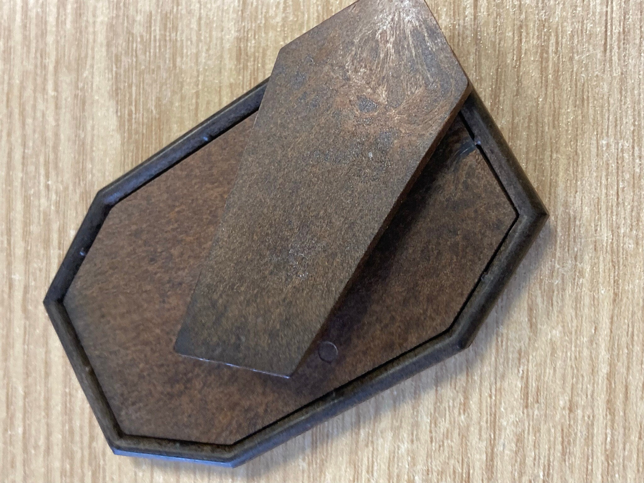 Italian 800 Silver Miniature Photo Frame: Patterna & Livi Florence