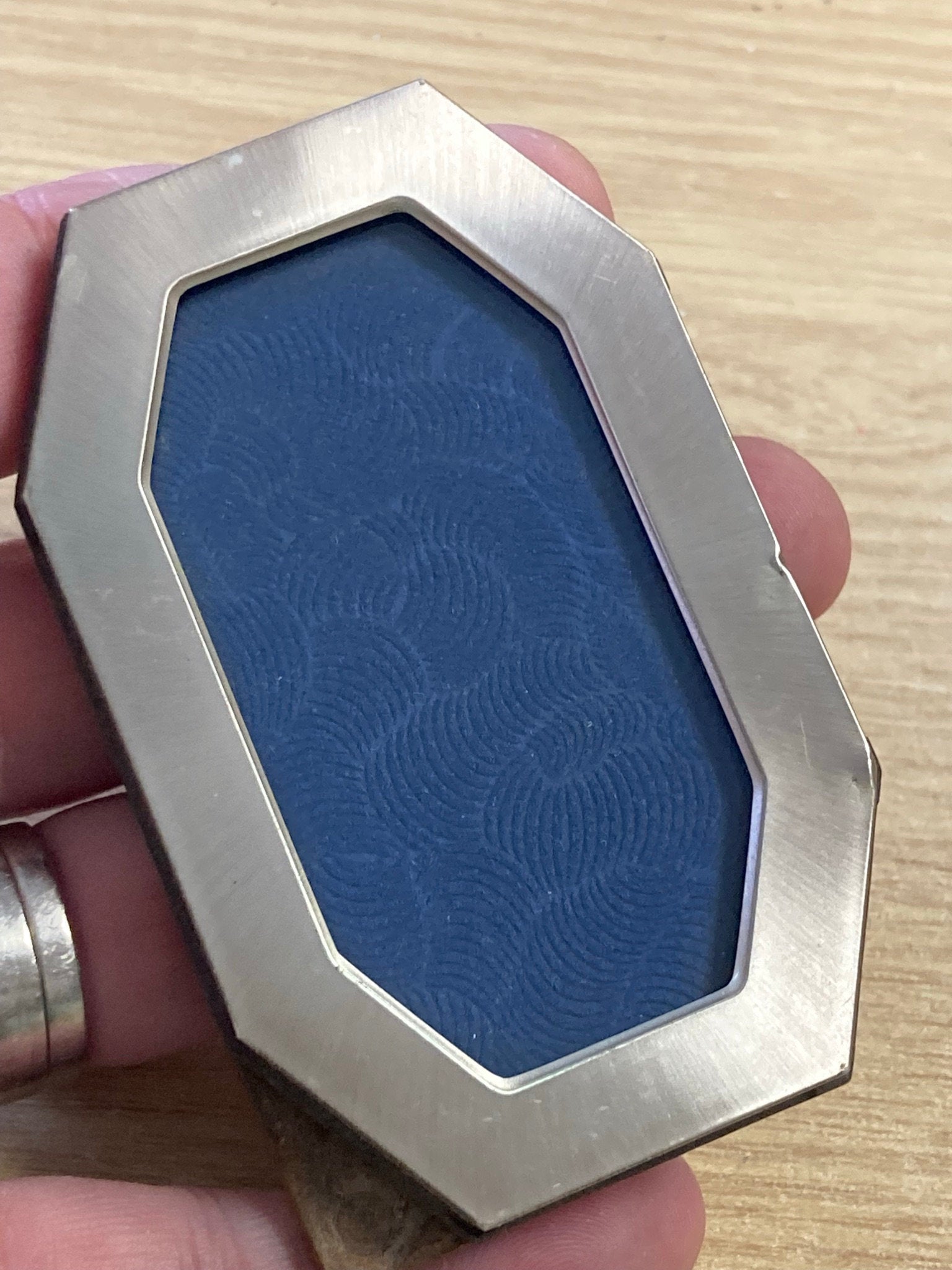 Italian 800 Silver Miniature Photo Frame: Patterna & Livi Florence