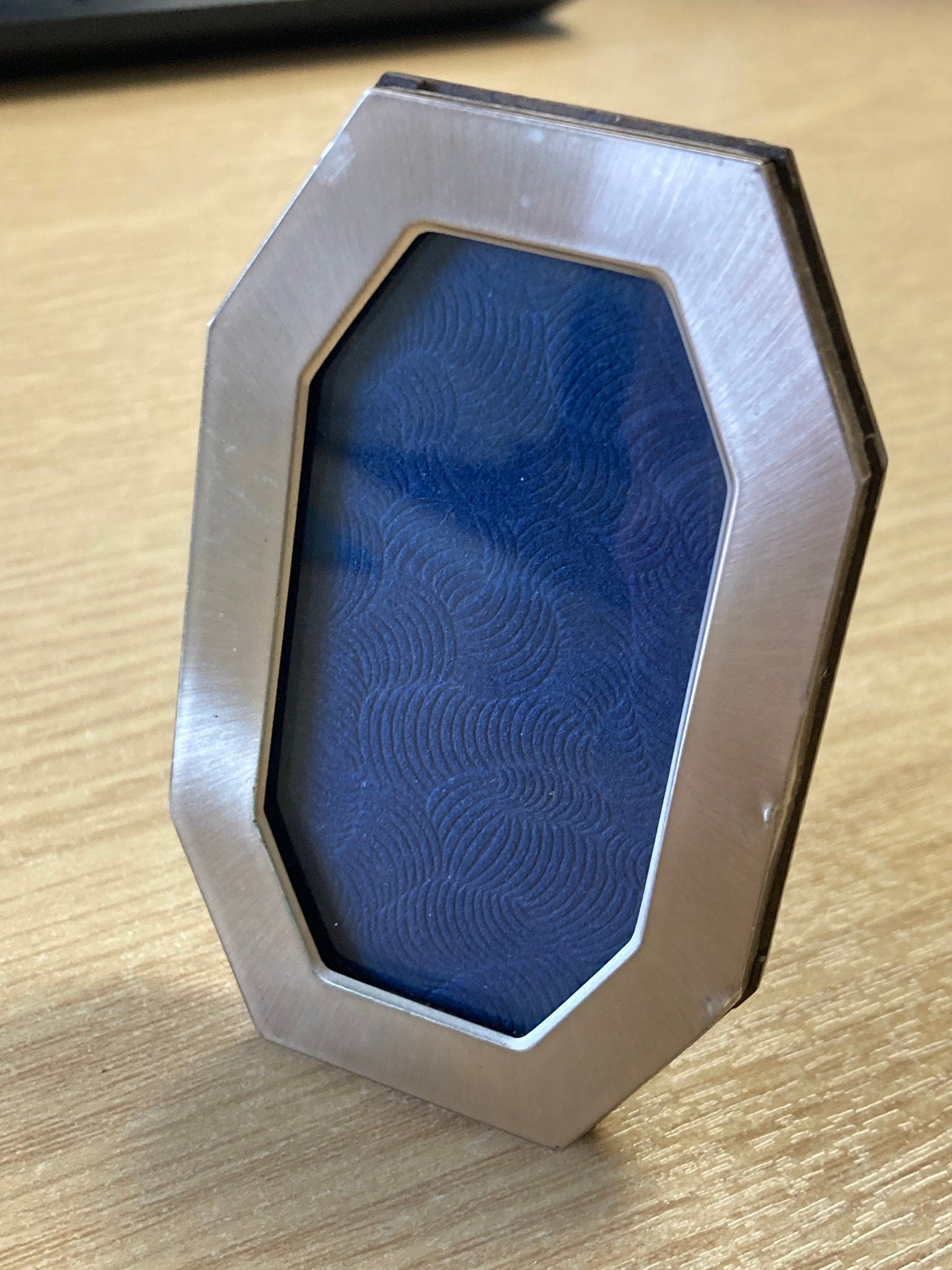 Italian 800 Silver Miniature Photo Frame: Patterna & Livi Florence