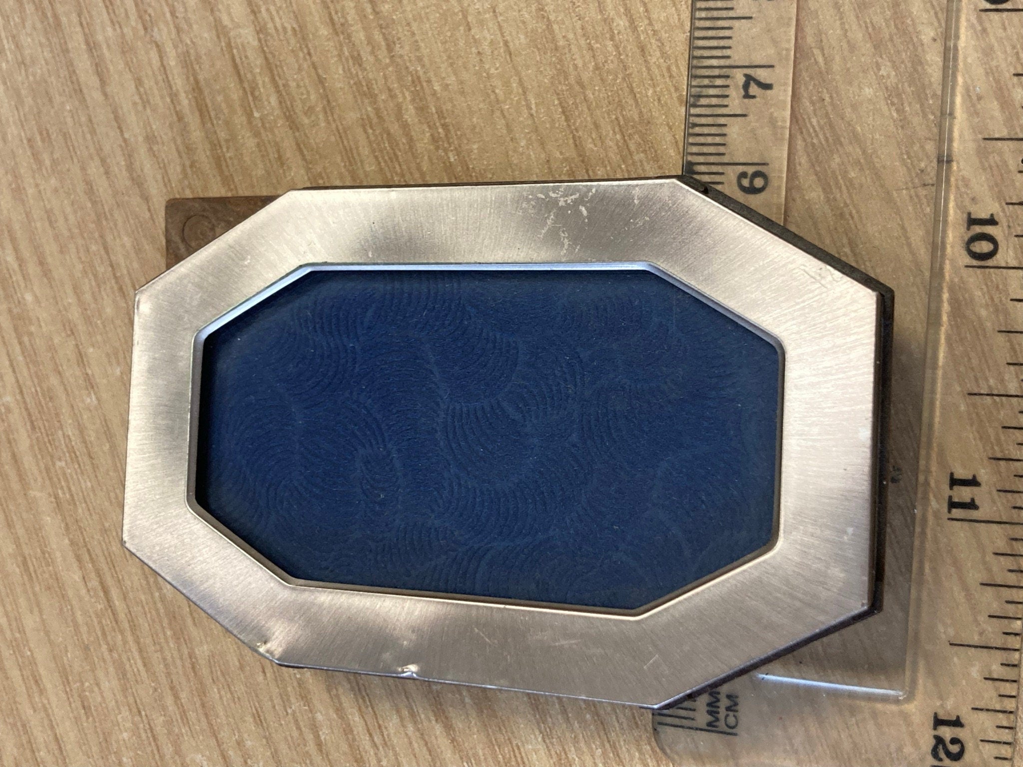 Italian 800 Silver Miniature Photo Frame: Patterna & Livi Florence