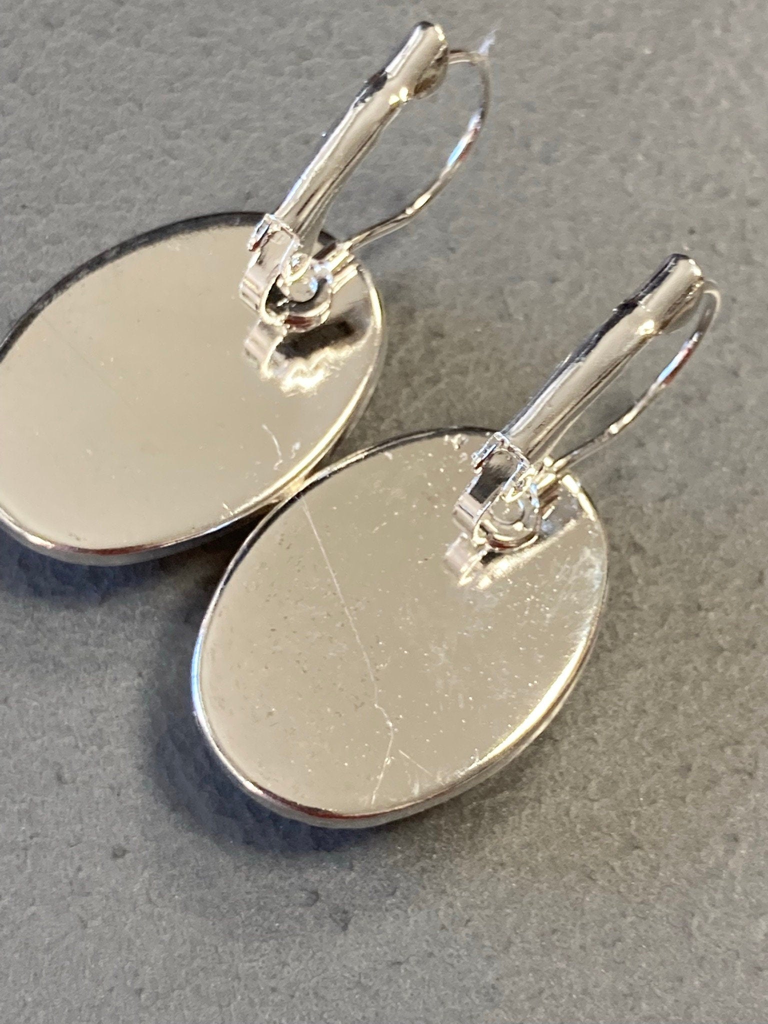 children on sledges pierced drop earrings ear wires