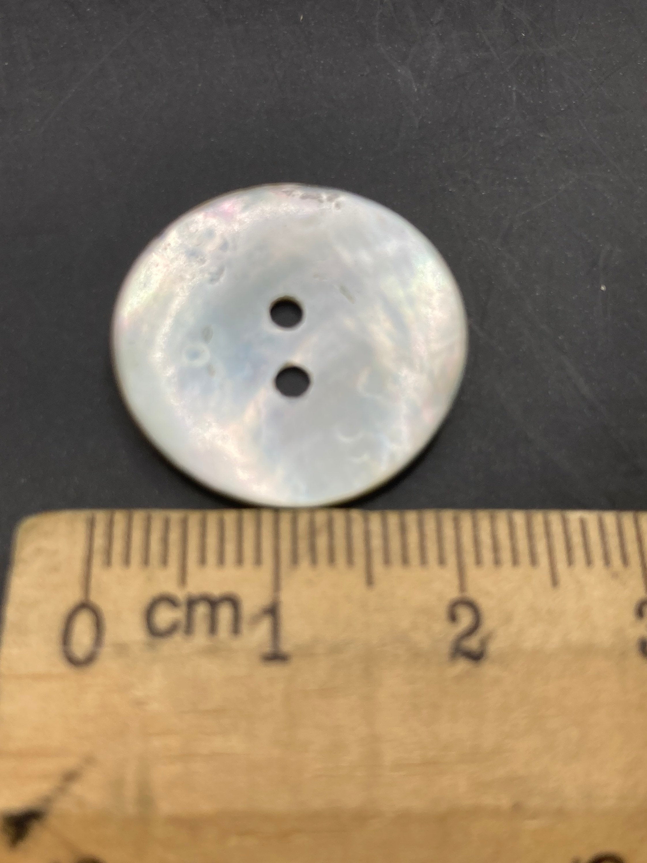 10 x 20mm large round shell MOP Mother of Pearl Buttons