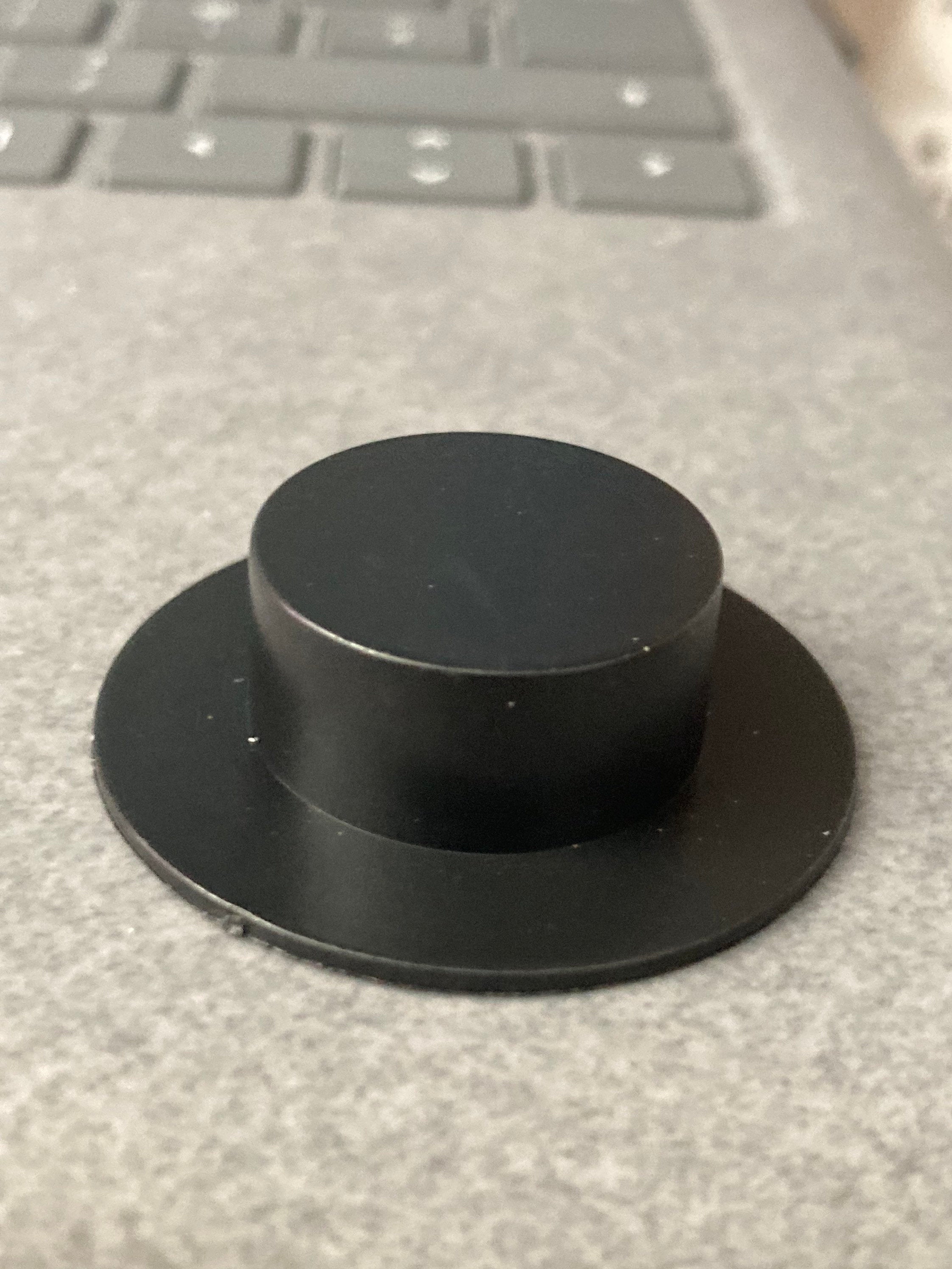 Miniature dolls black snowman’s hat decoration, Christmas cake topper