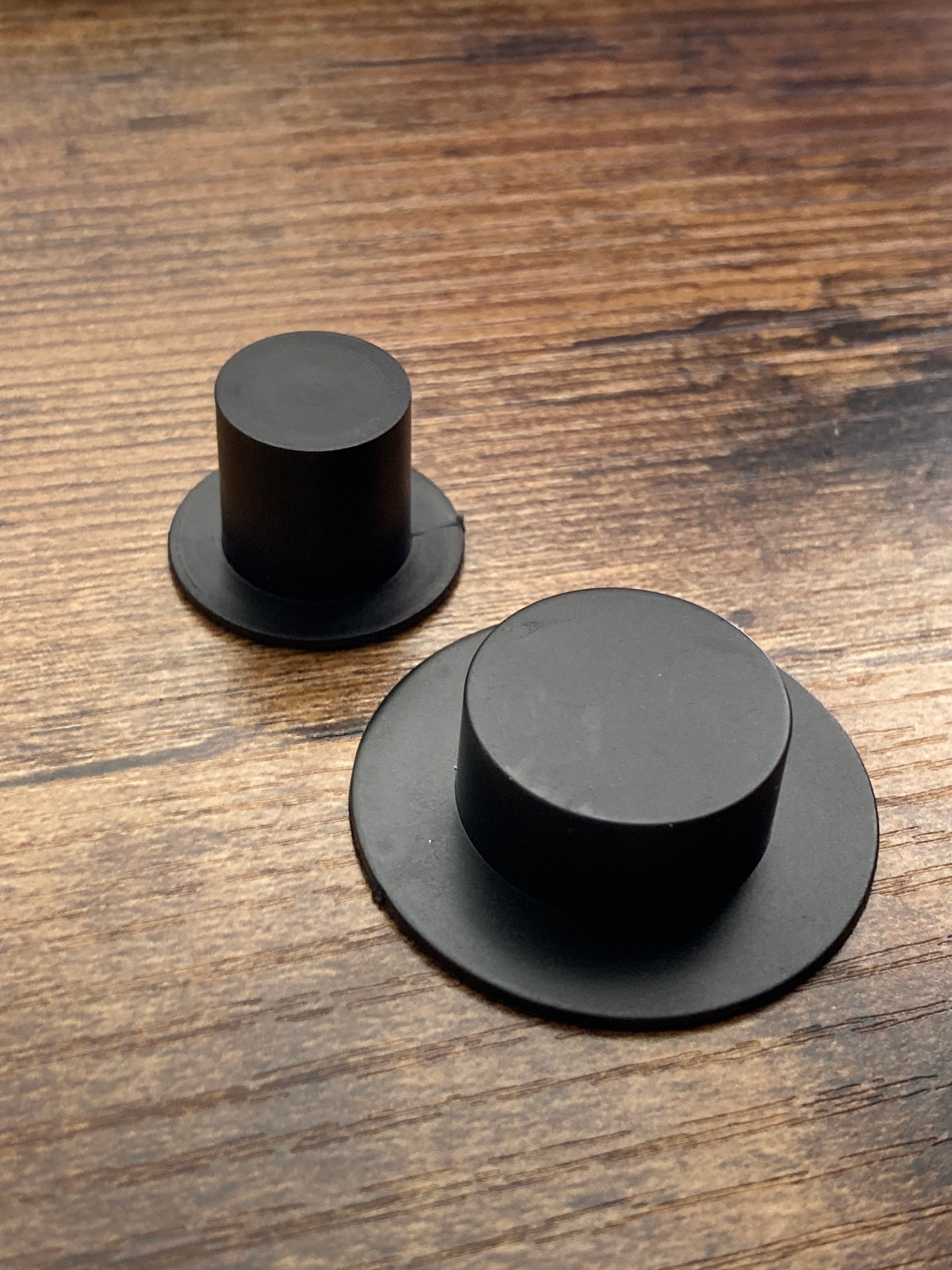 Miniature dolls black snowman’s hat decoration, Christmas cake topper