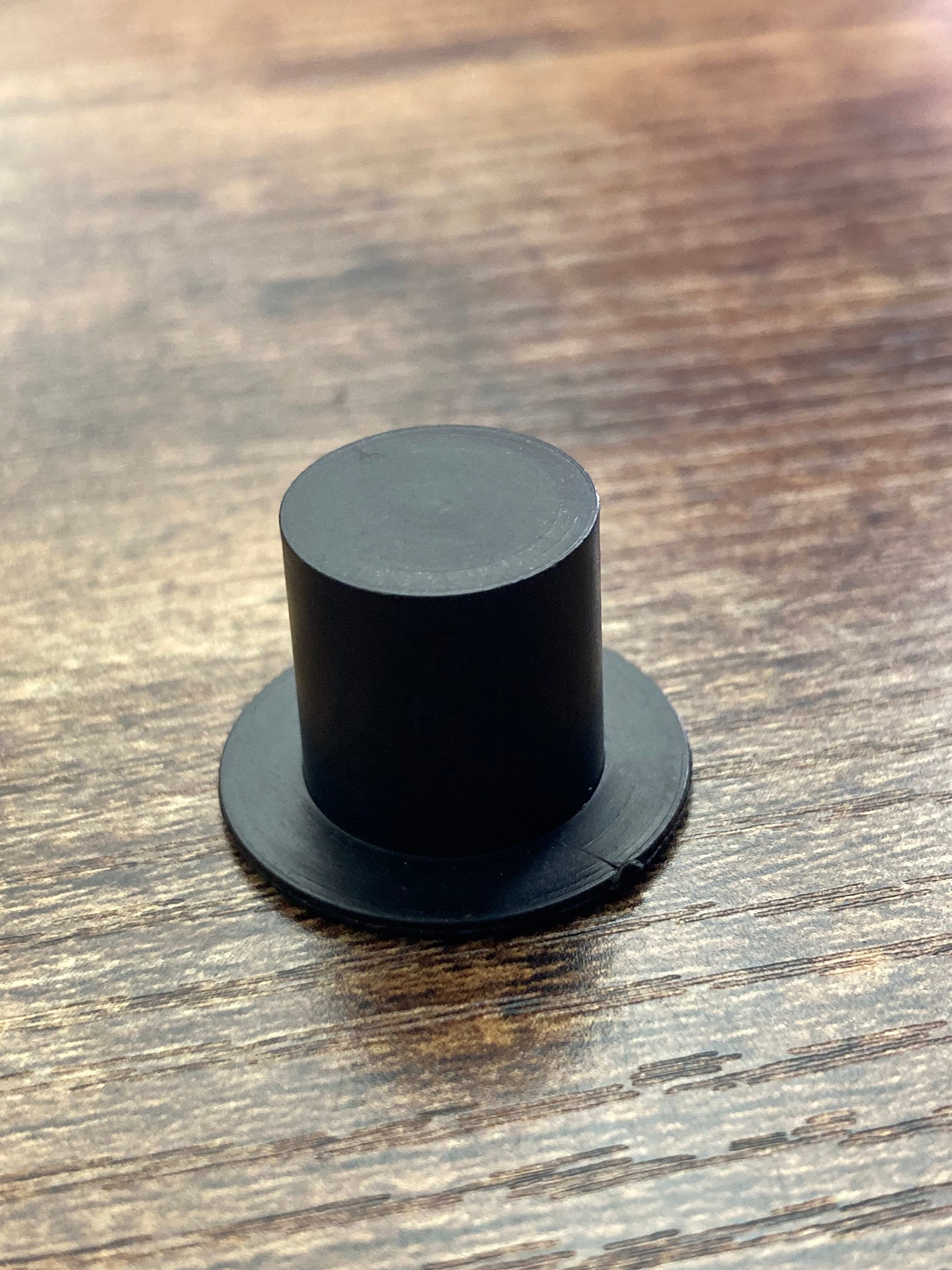 Miniature black top hat cake topper, sugar craft Wedding groom
