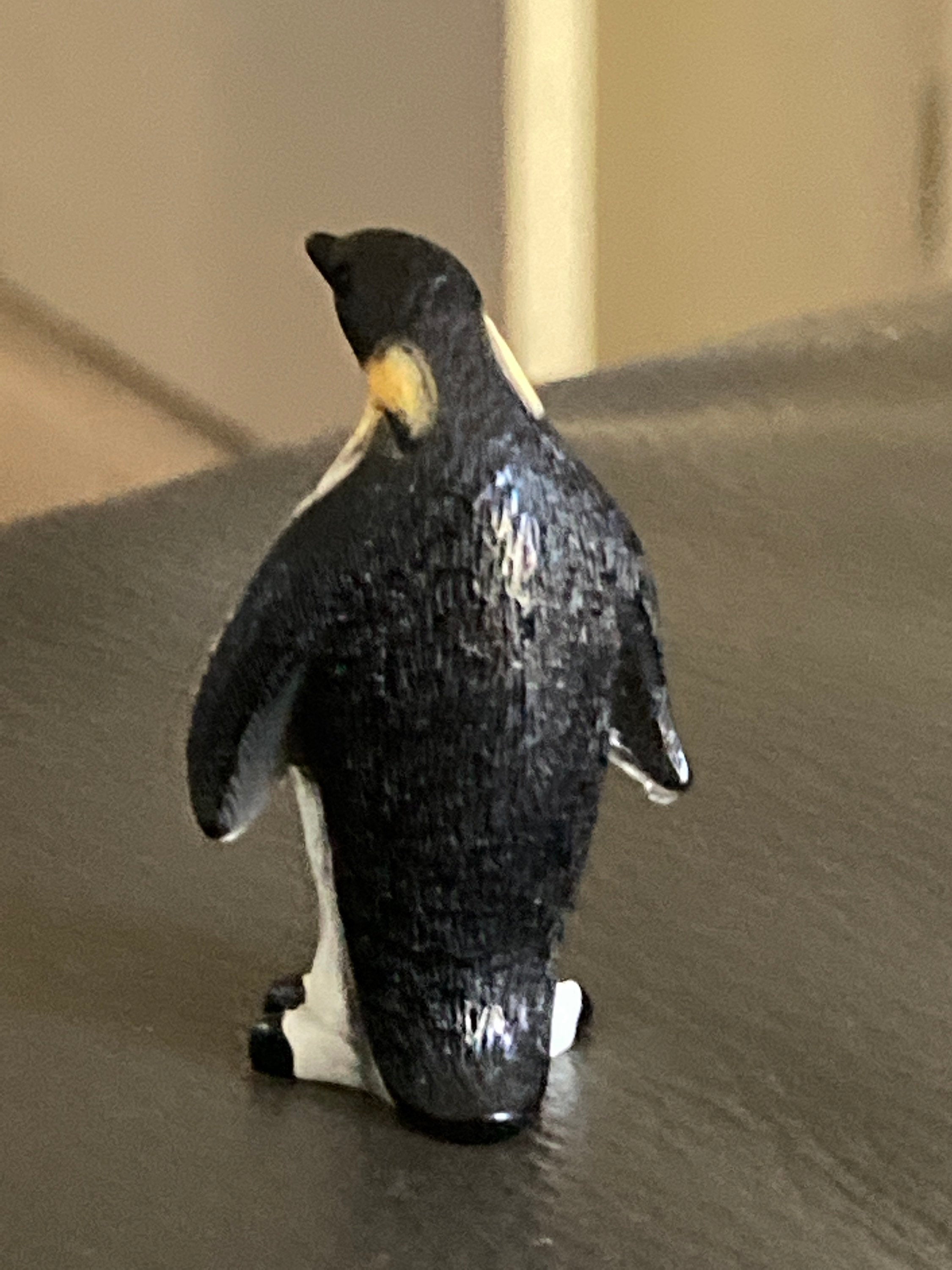 PENGUIN cake topper Christmas cake decoration looking right