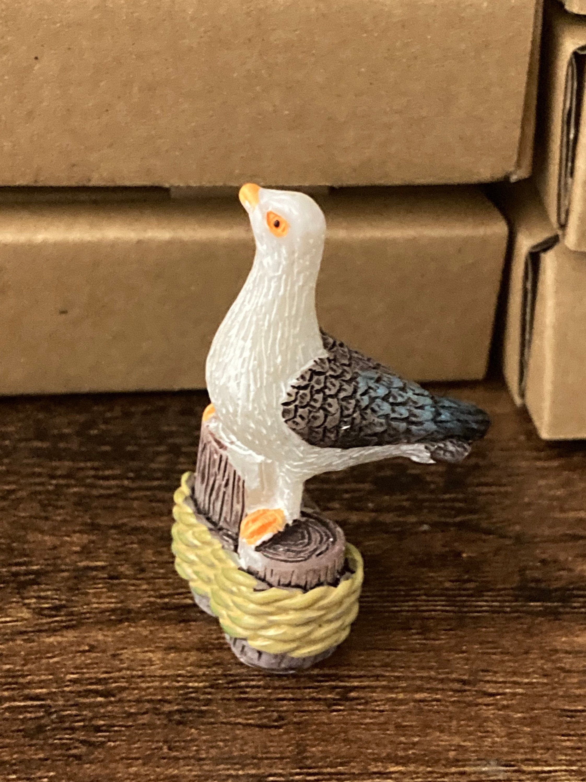 4cm miniature seagull seaside cake topper decoration nautical bird