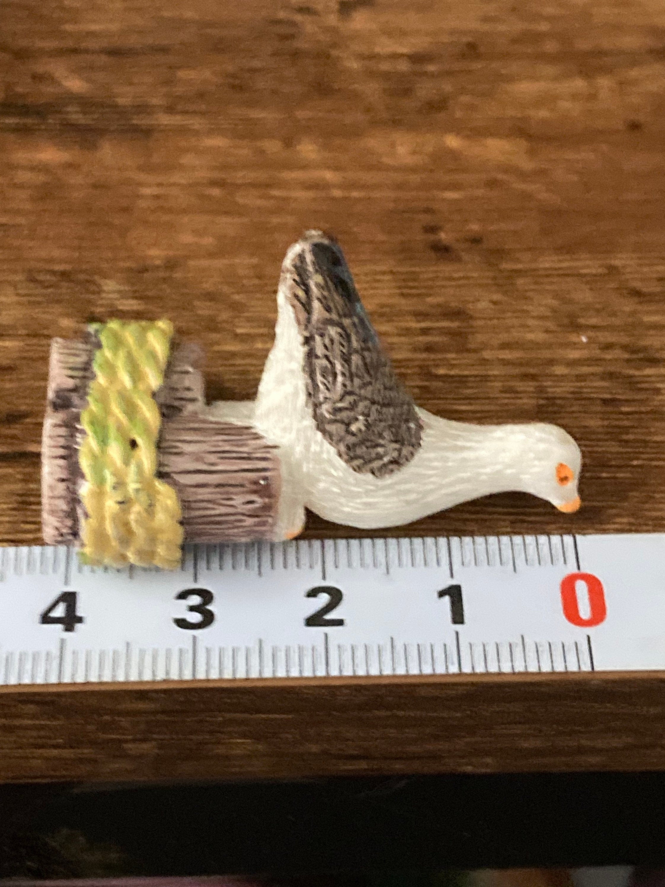 4cm miniature seagull seaside cake topper decoration nautical bird