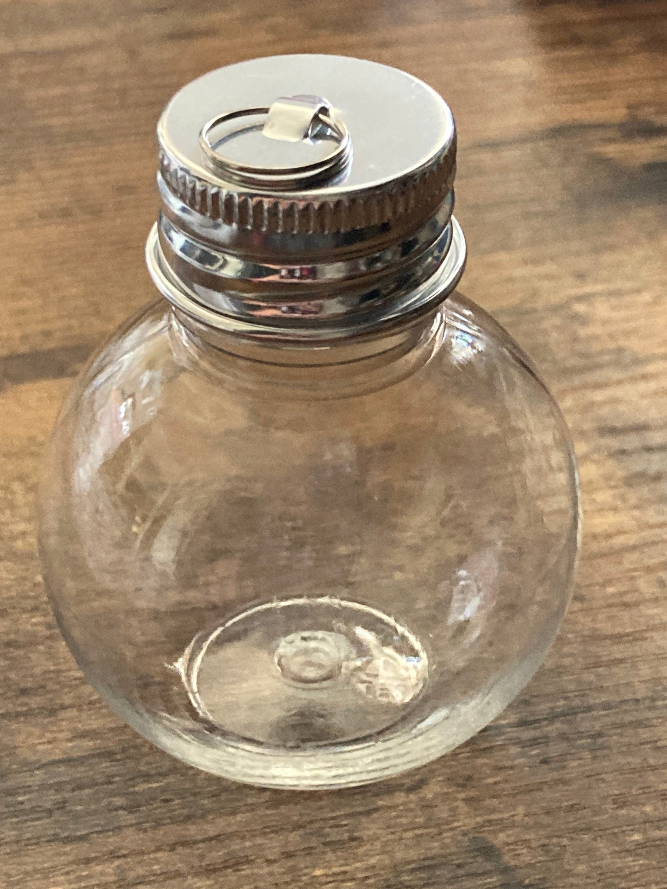 Booze Balls: 6 Fillable Christmas Baubles, 100ml Plastic Ornaments