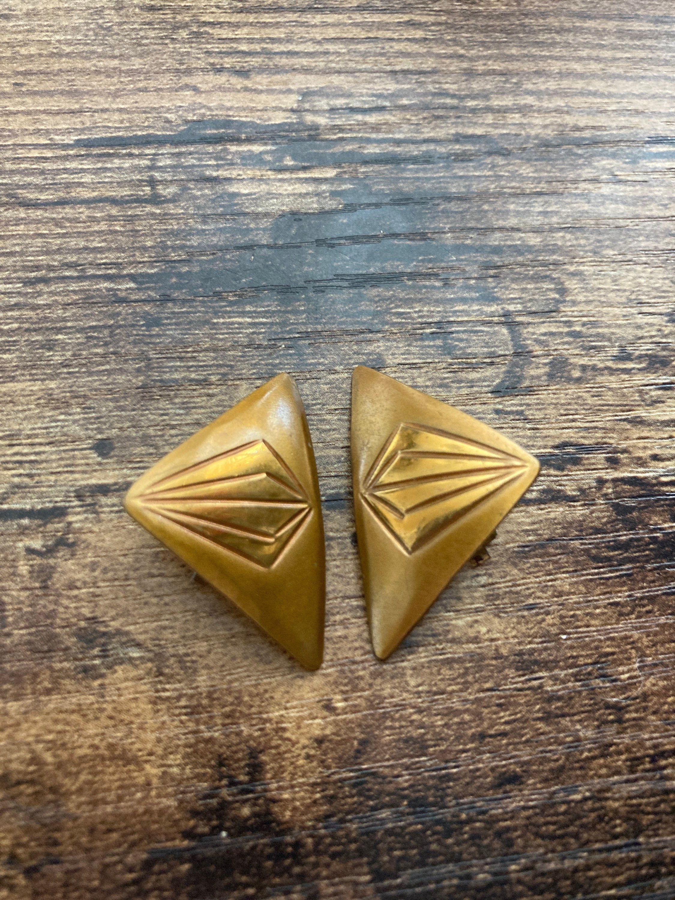 Signed Moda Maltese clip on earrings, from Malta