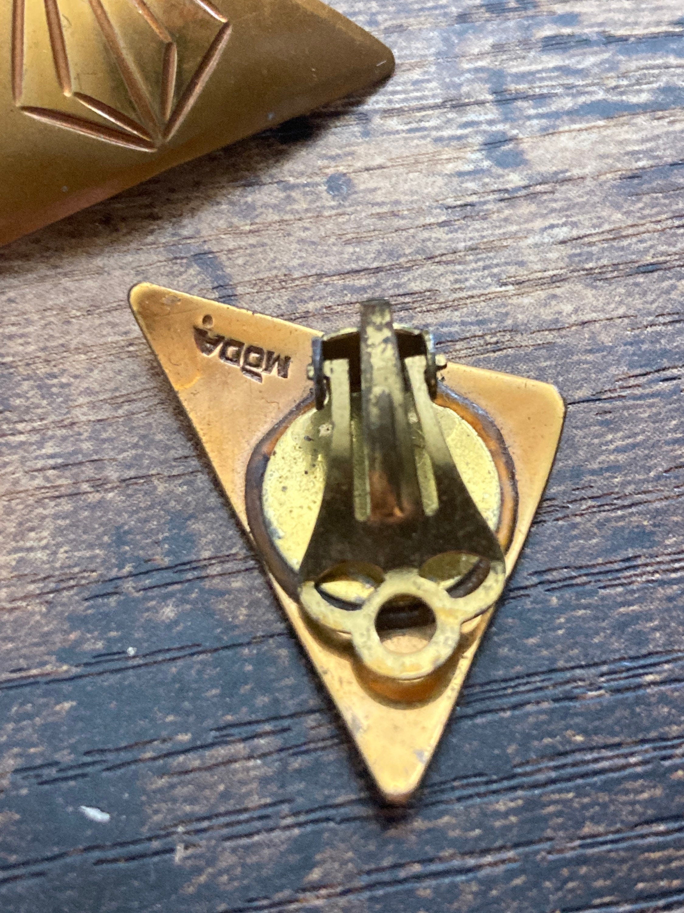 Signed Moda Maltese clip on earrings, from Malta