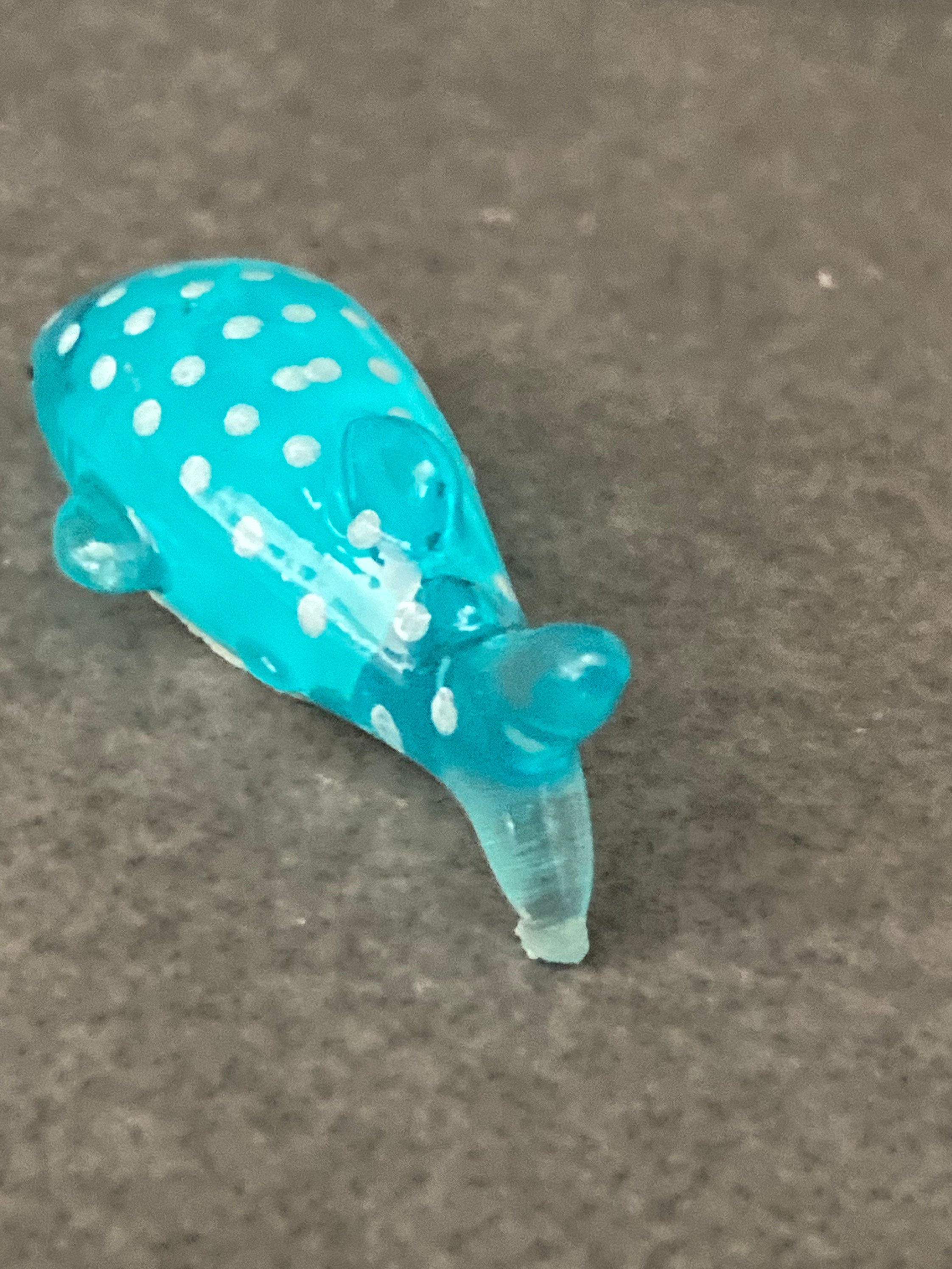miniature blue shark whale cake topper, seaside craft
