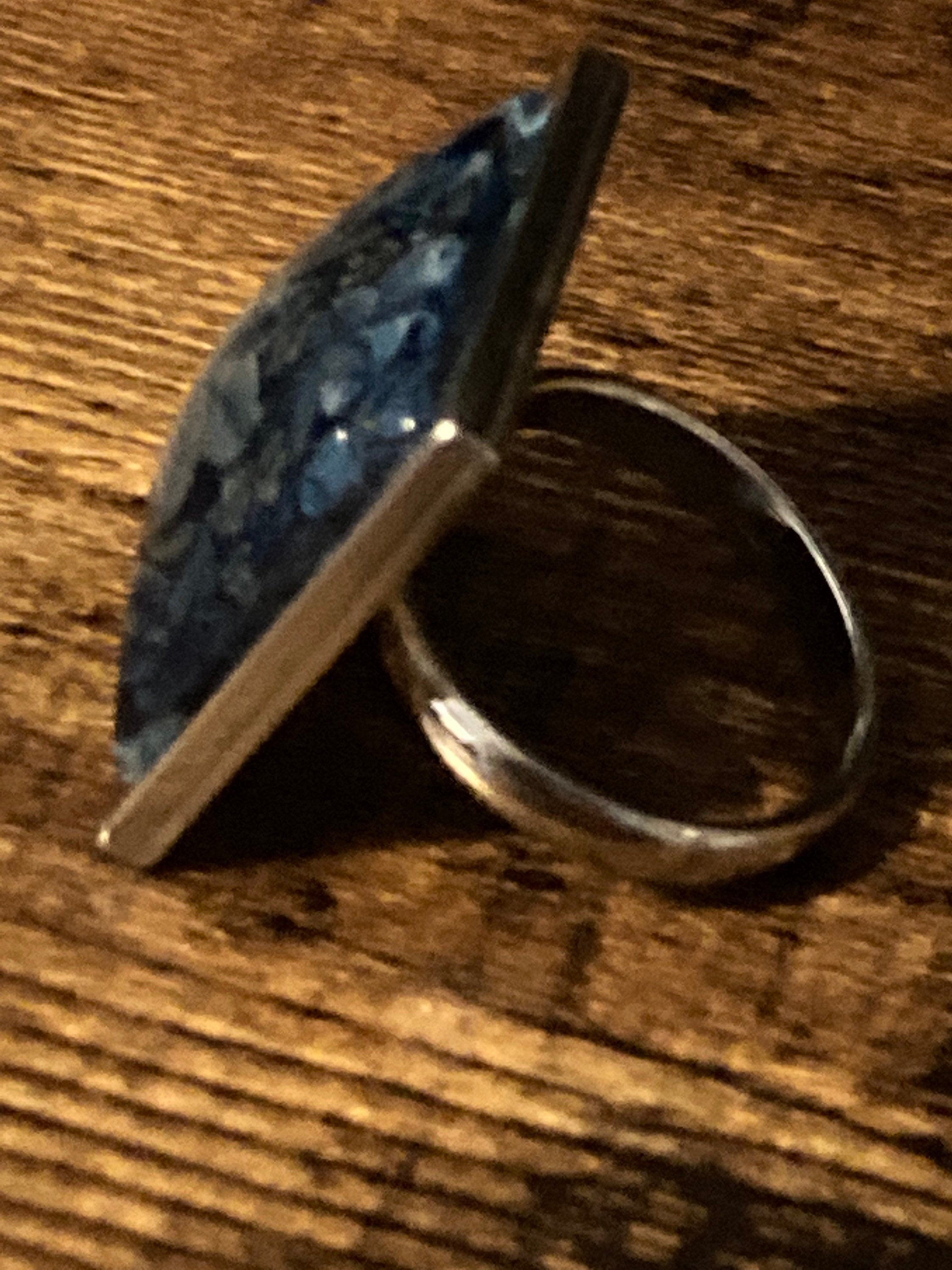 William Morris Ring: Silver Art Nouveau Bramble Design