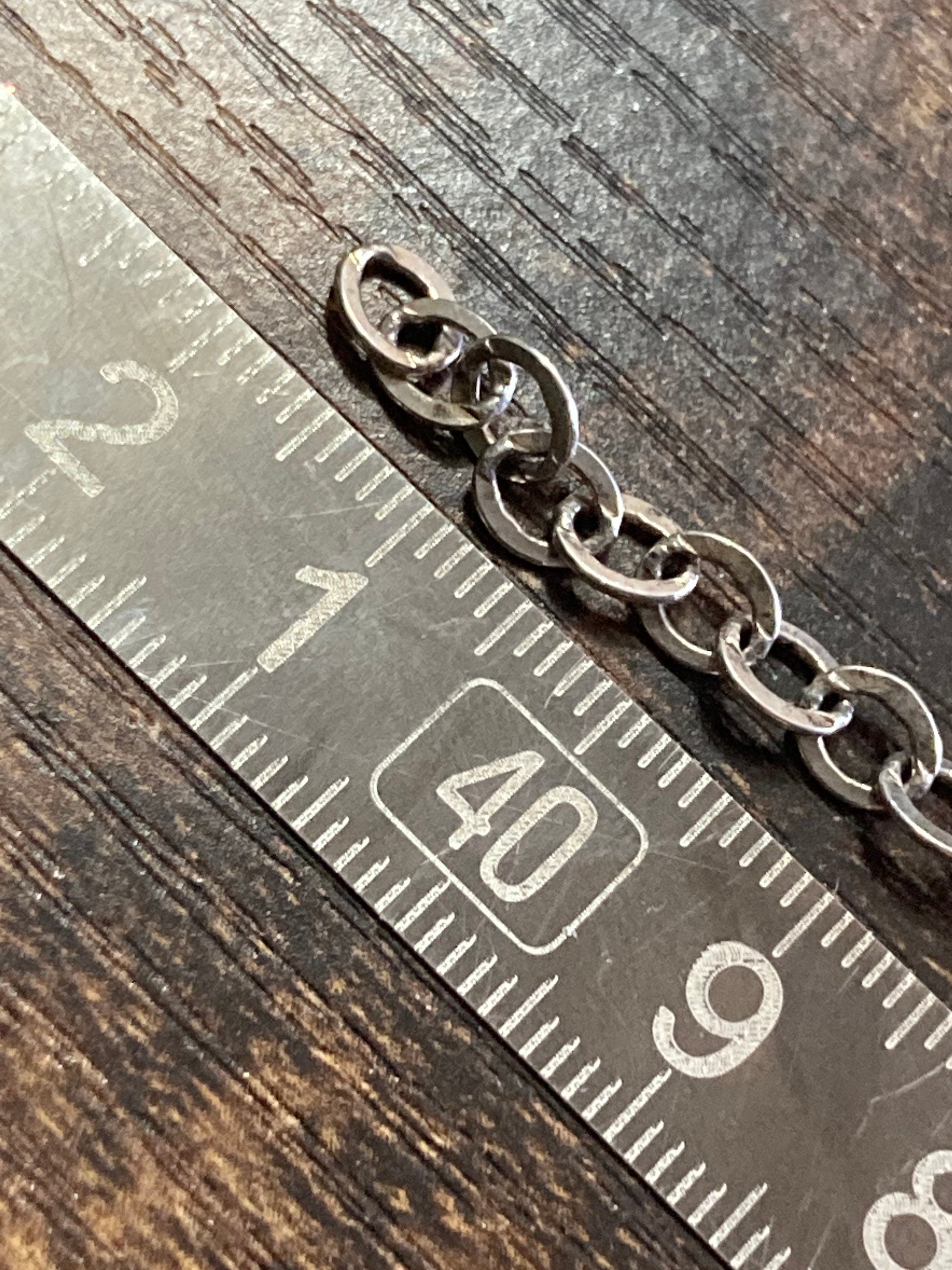 Signed SIDNEY CARRON Paris silver tone pendant and chain French designer minimalist