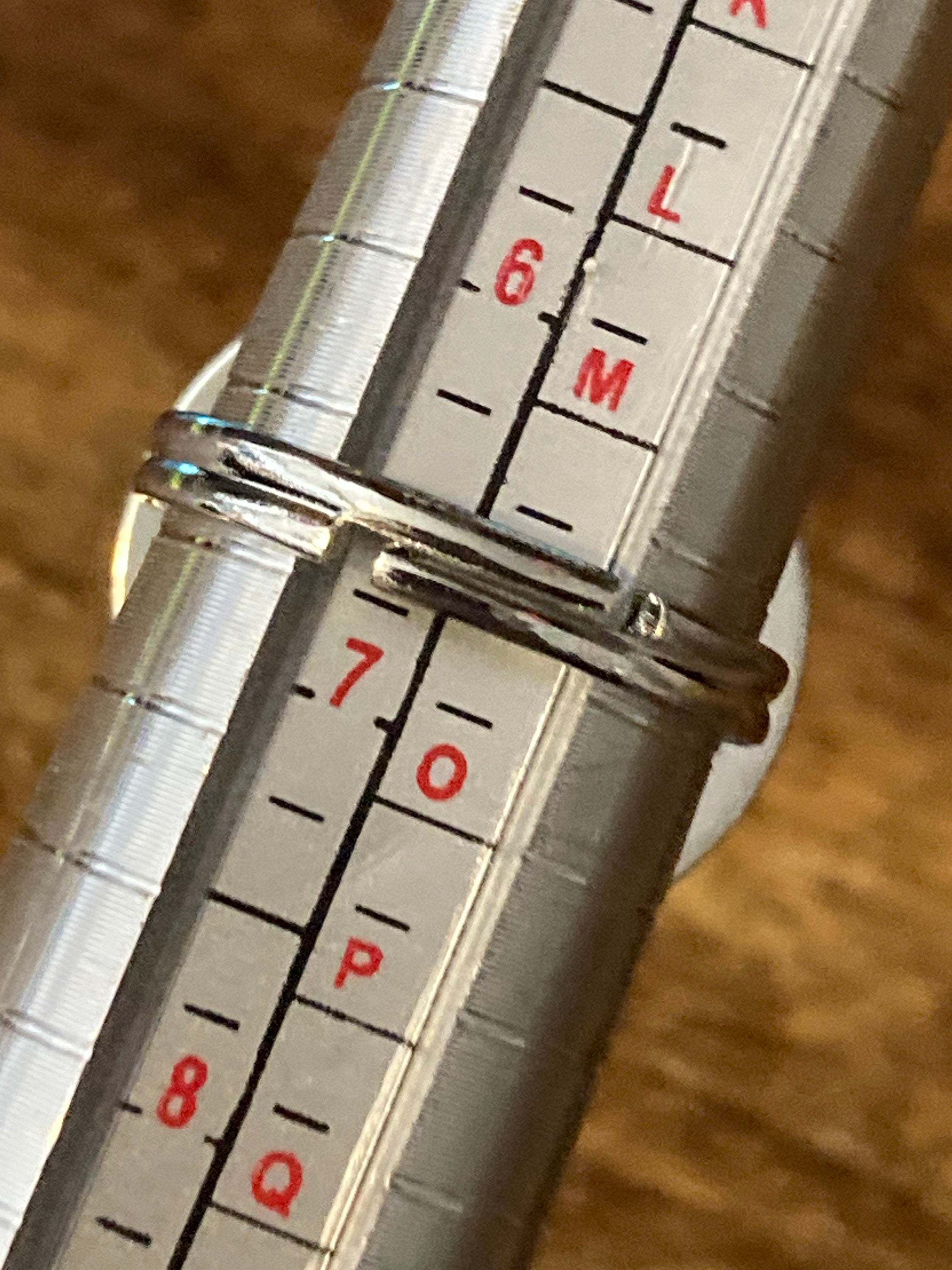 Scandinavian Nordic round glass cabochon adjustable dress ring