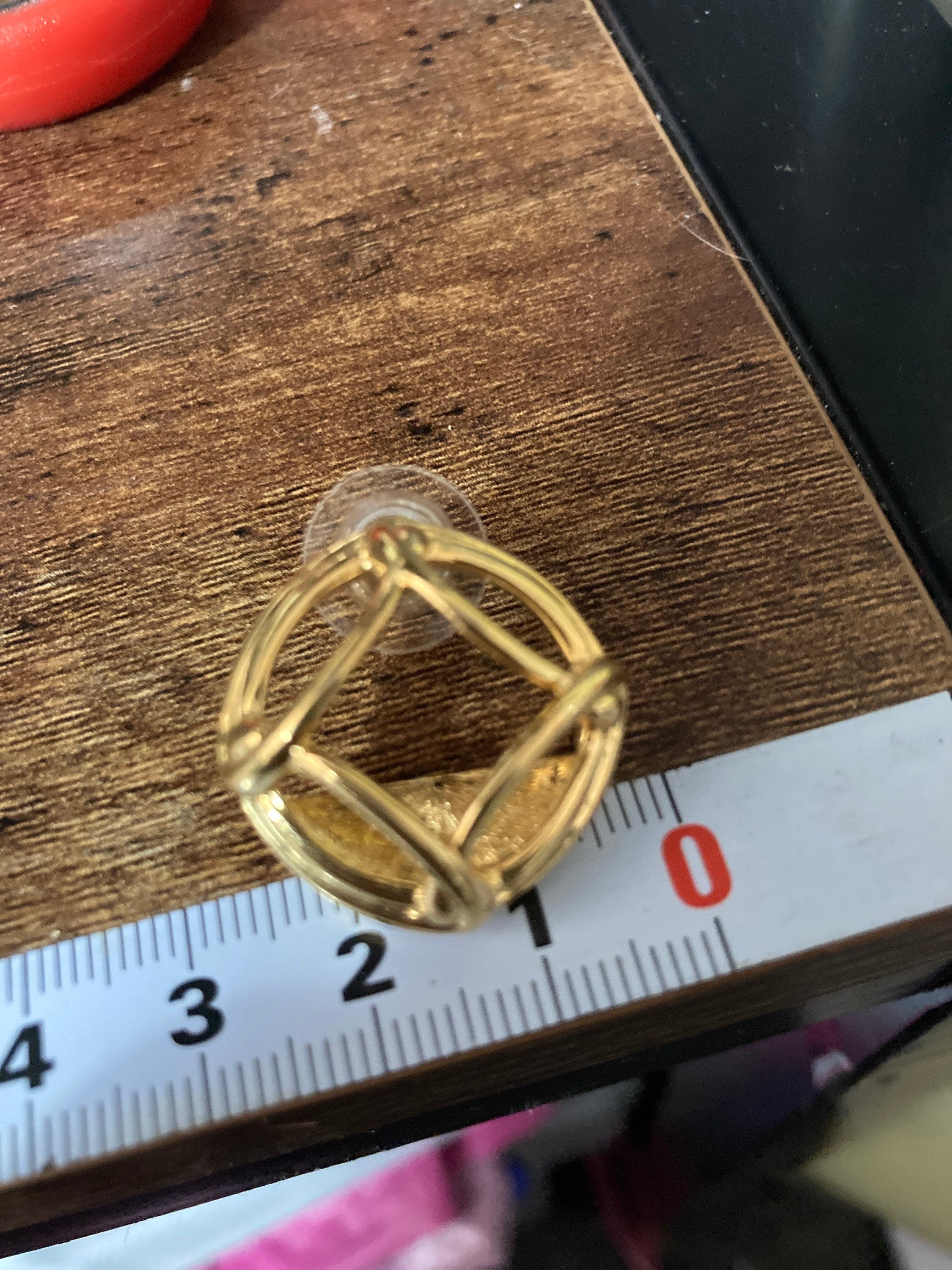 Signed Joan rivers pierced earring set of 7 pairs interchangeable studs