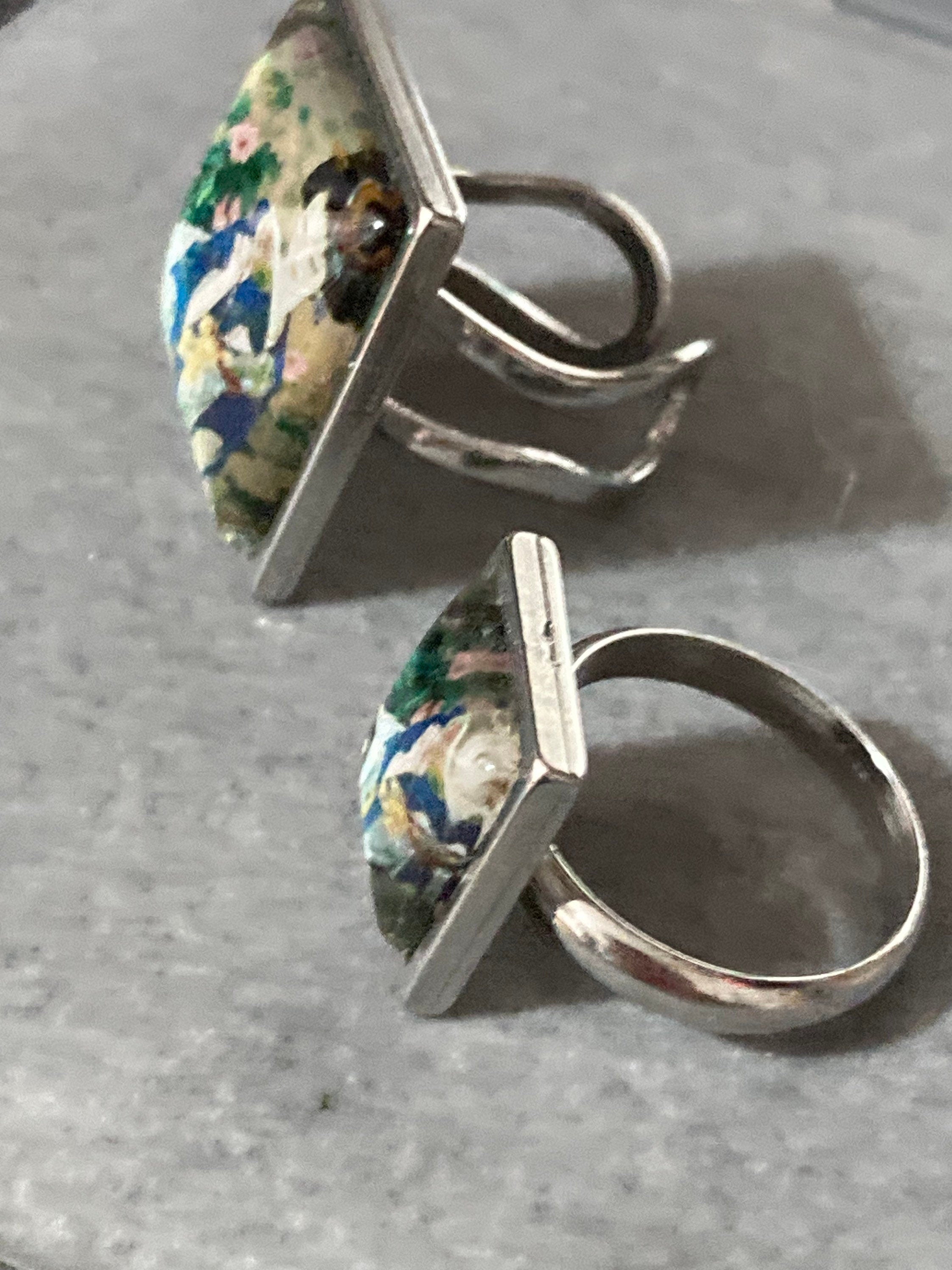 Japanese geisha girl ring adjustable size N O P Q R S