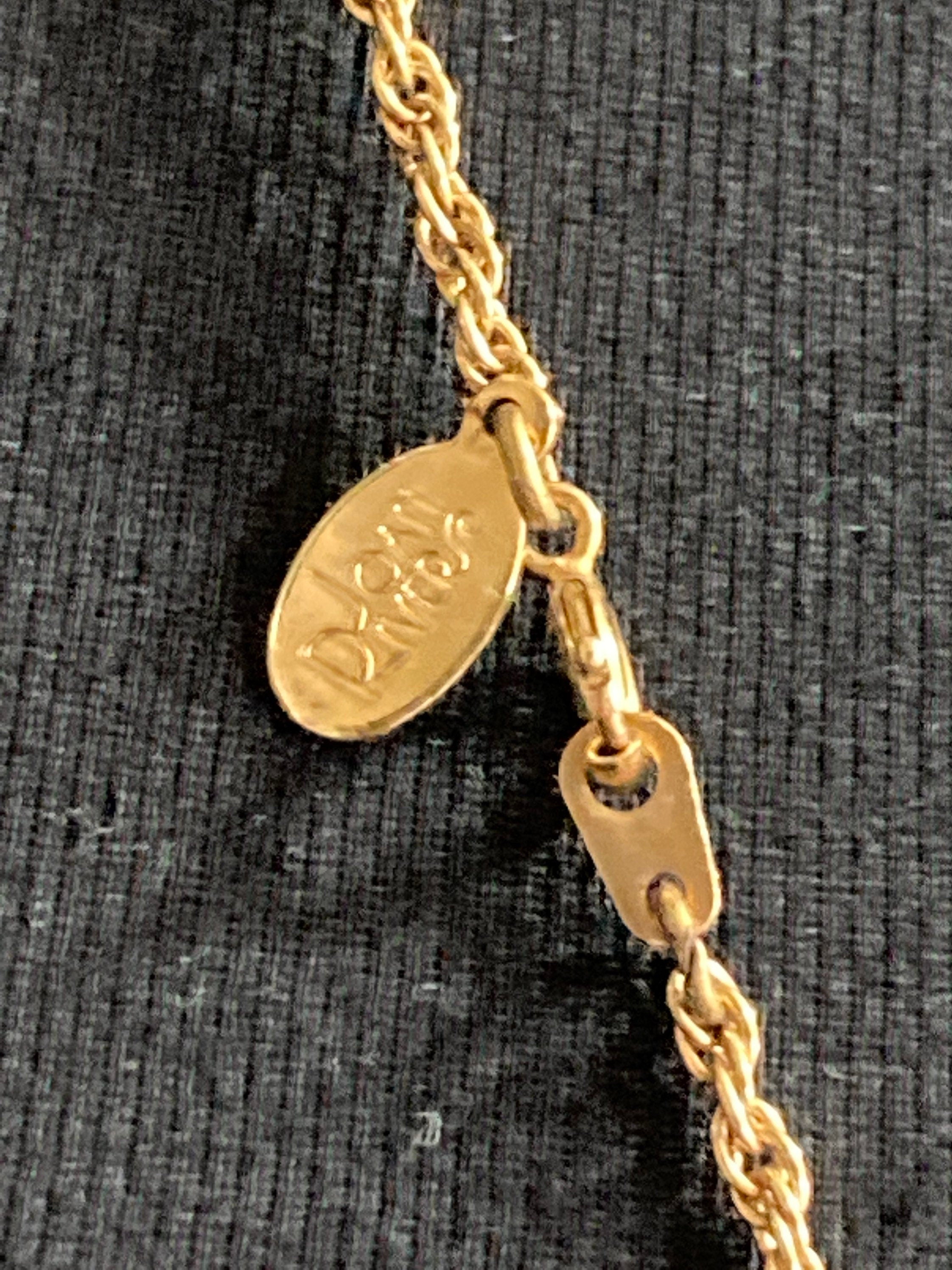 Joan Rivers Gold Faberge inspired bow egg pendant necklace on 75cm rope chain