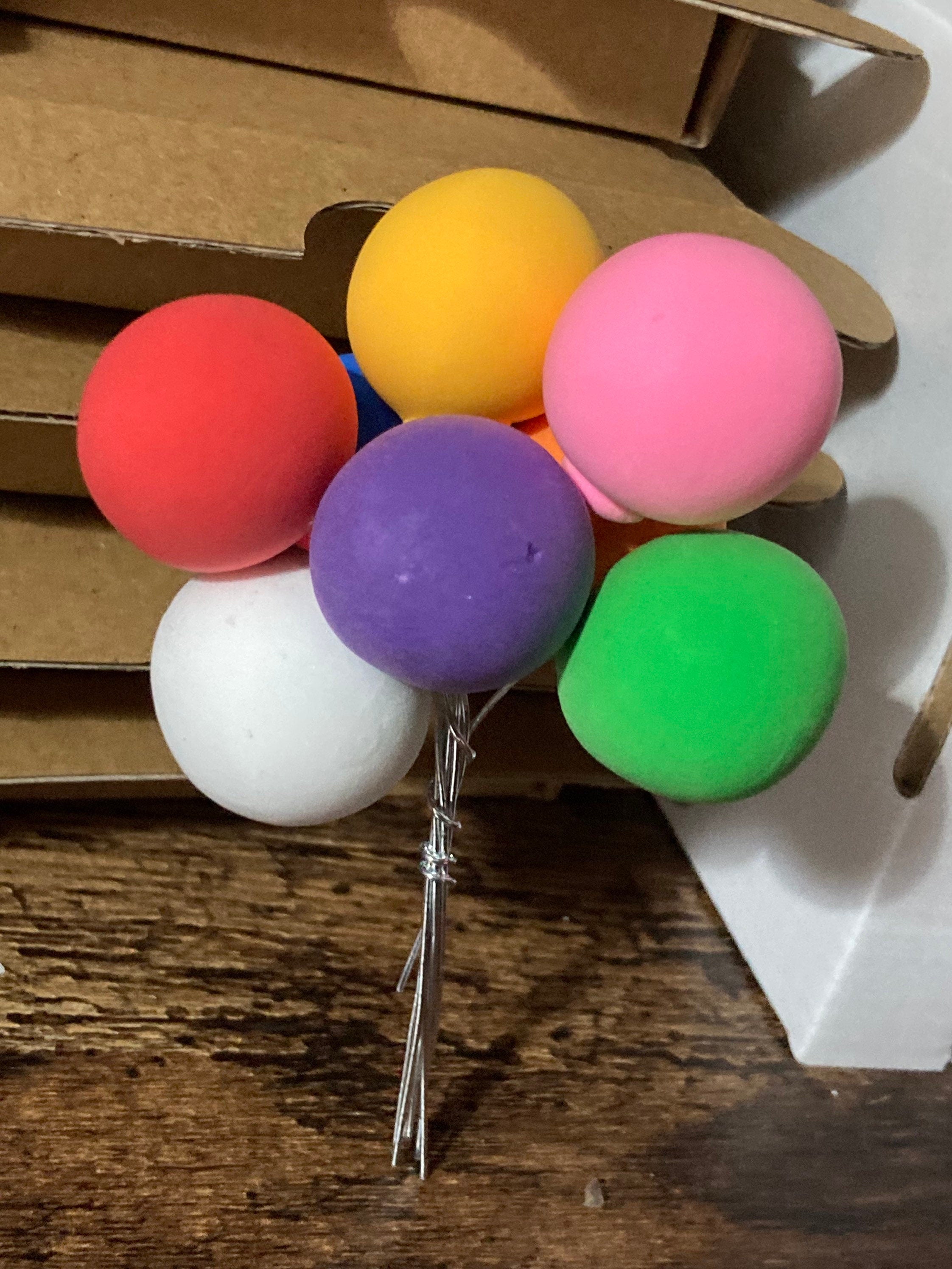 Circus rainbow balloon cake topper boys girls birthday balloons cake decorations