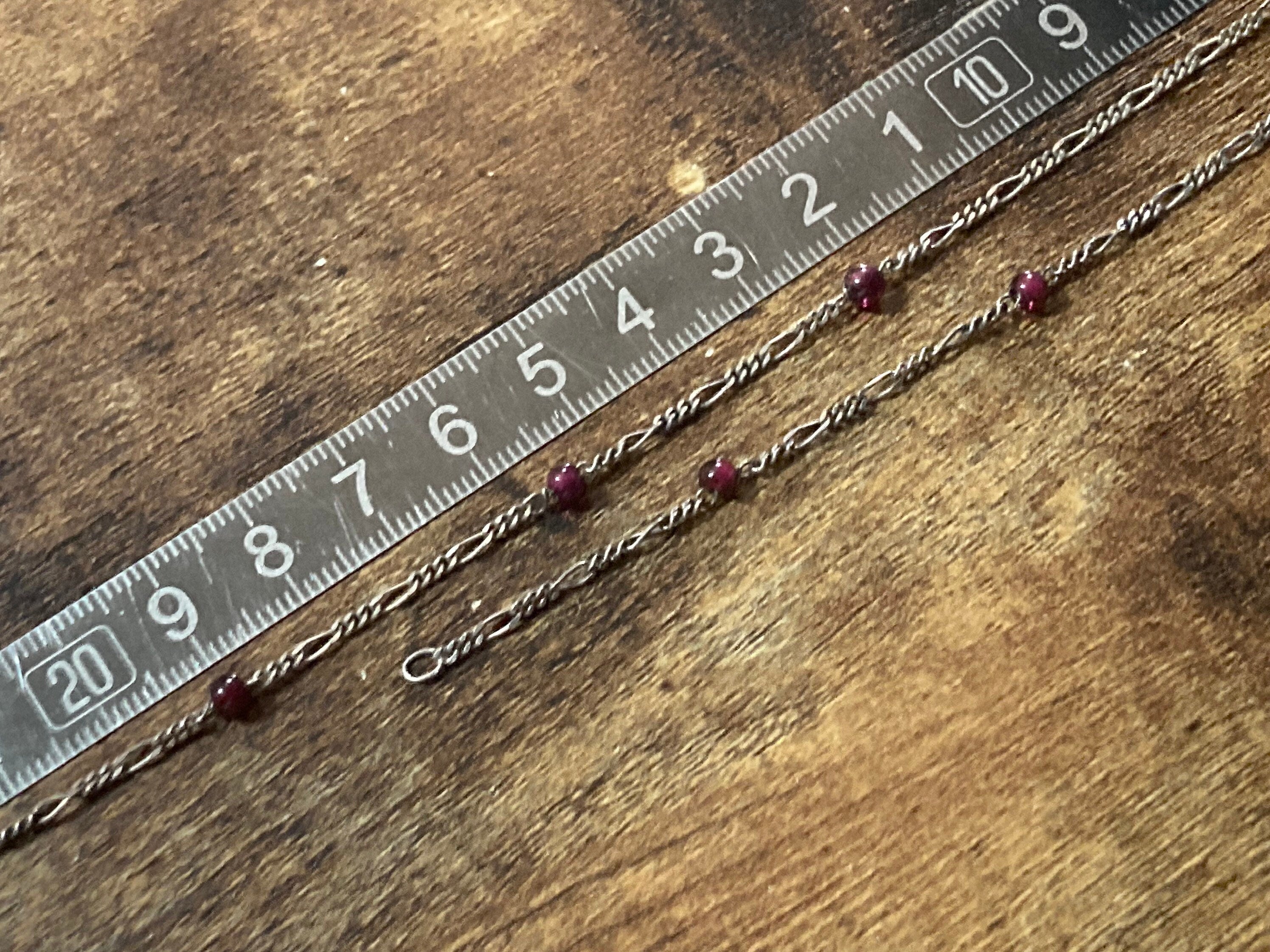 Sterling Silver Figaro chain  Jewellery Set Necklace, Bracelet & Earrings