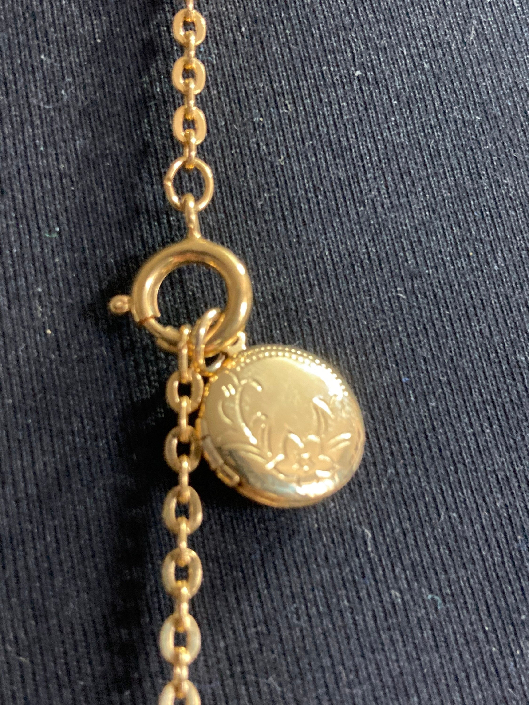 Joan Rivers Faberge egg inspired pendant charm necklace, signed