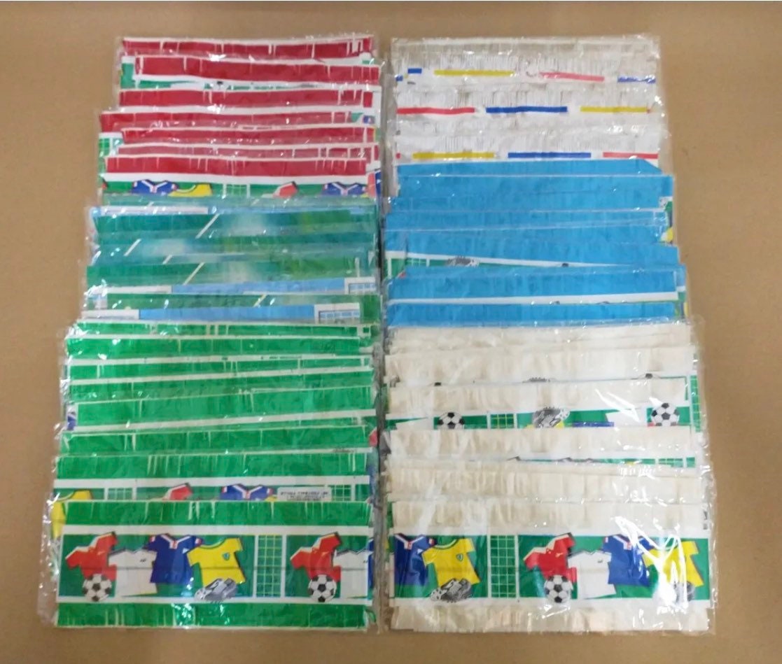 football paper cake frills, six designs birthday Father’s Day sports