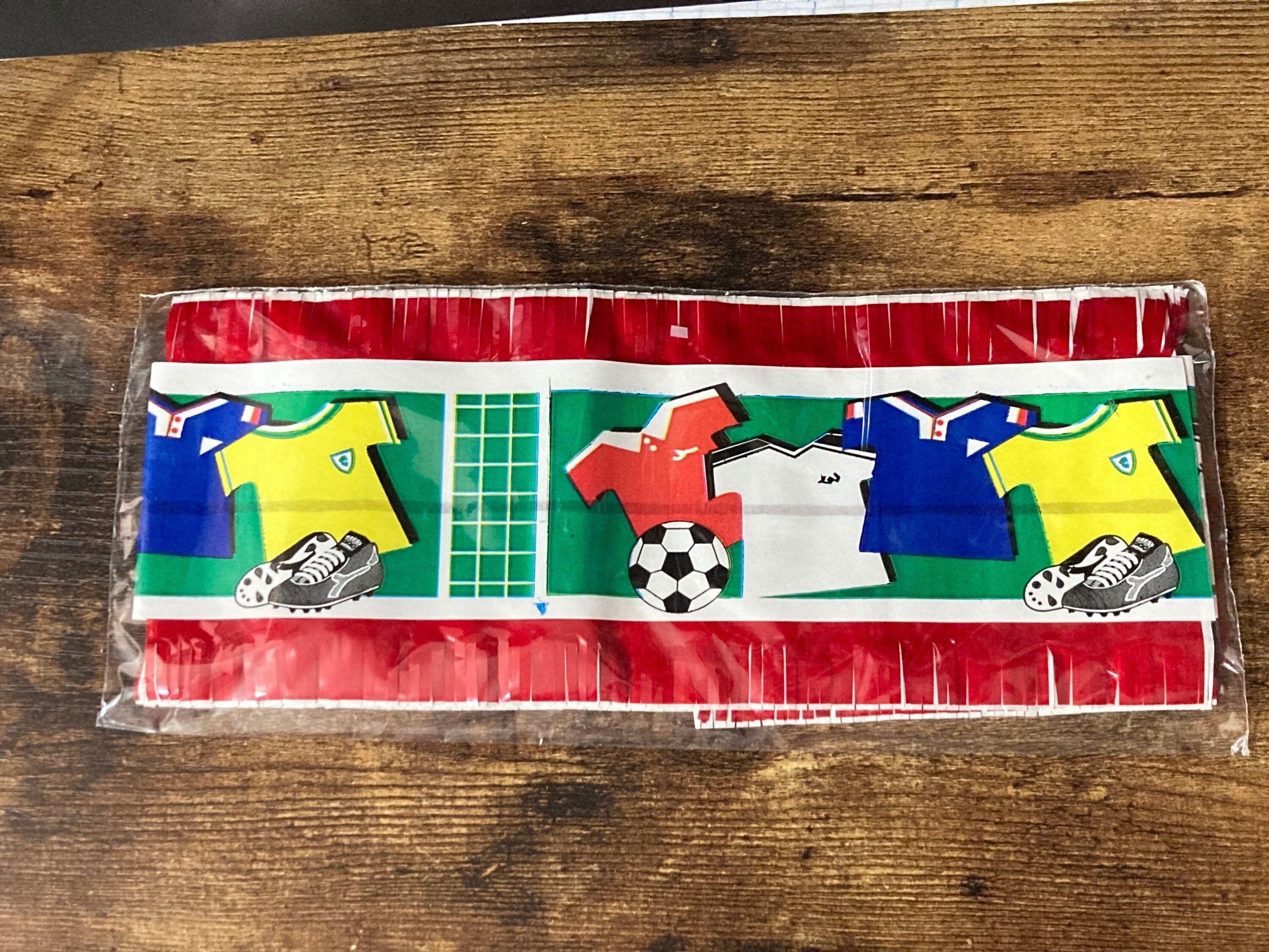 football paper cake frills, six designs birthday Father’s Day sports
