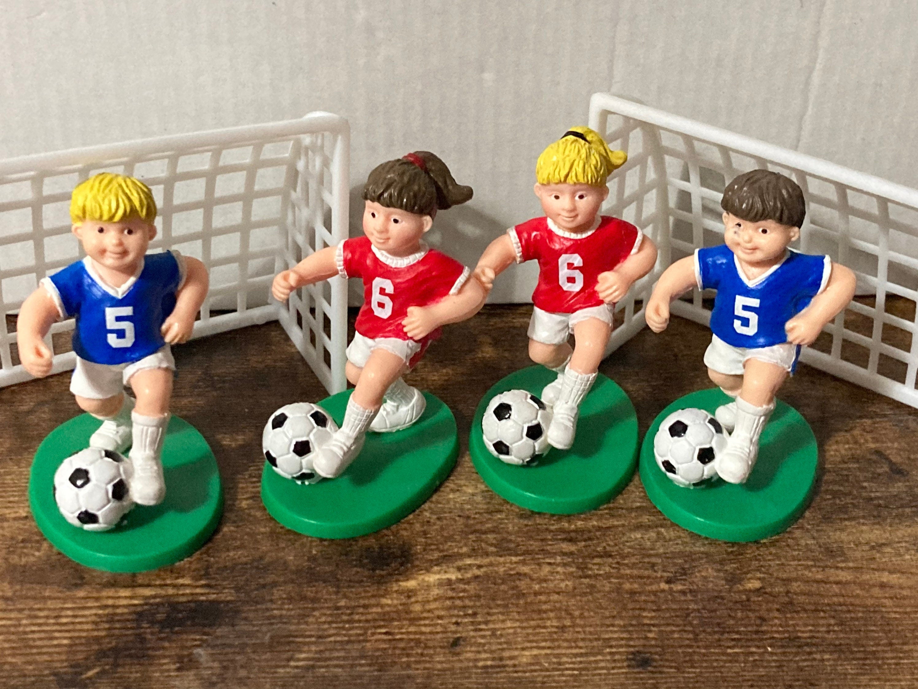 Women’s girls football cake topper decoration player and goal lionesses ladies soccer