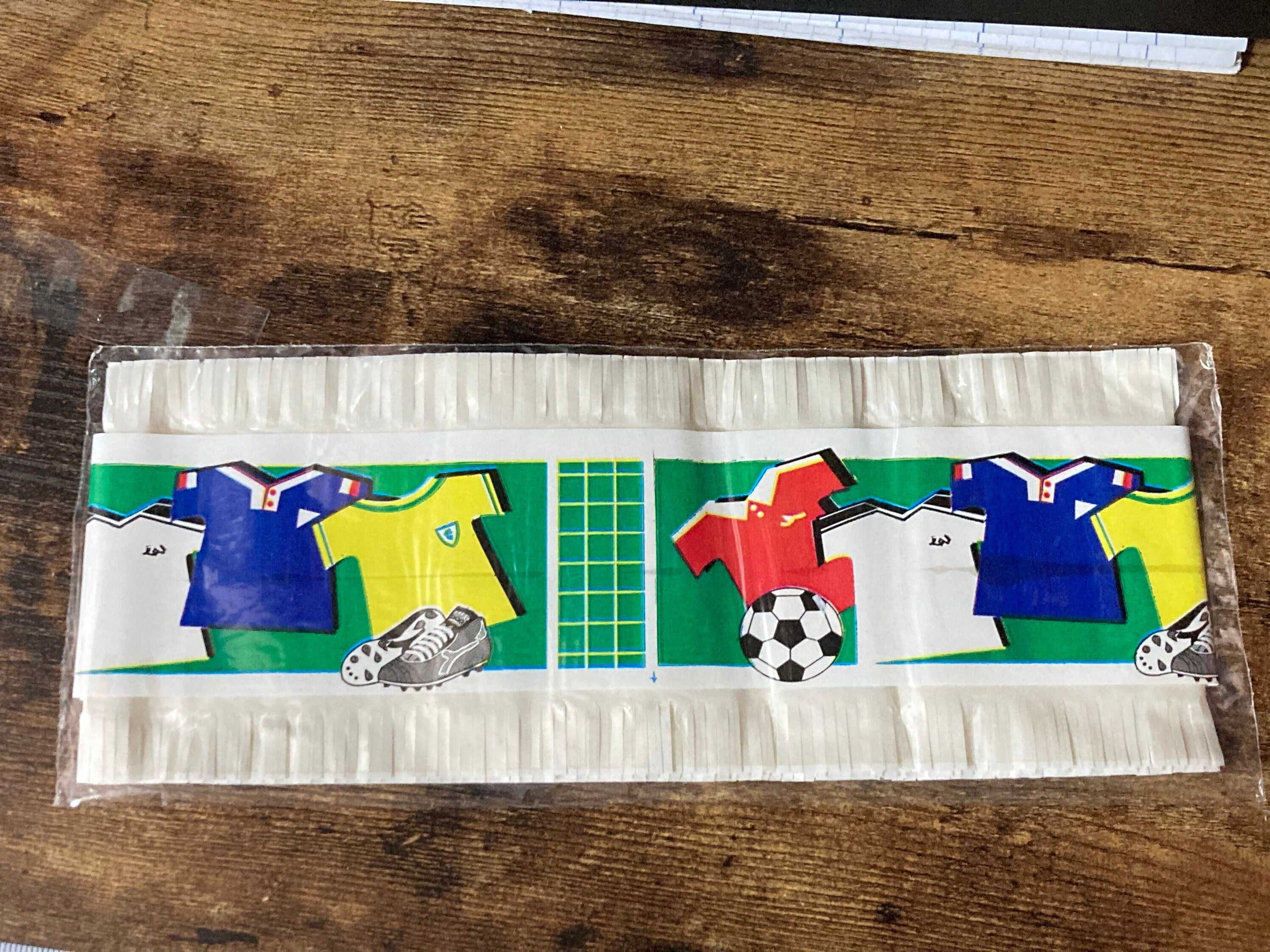 football paper cake frills, six designs birthday Father’s Day sports