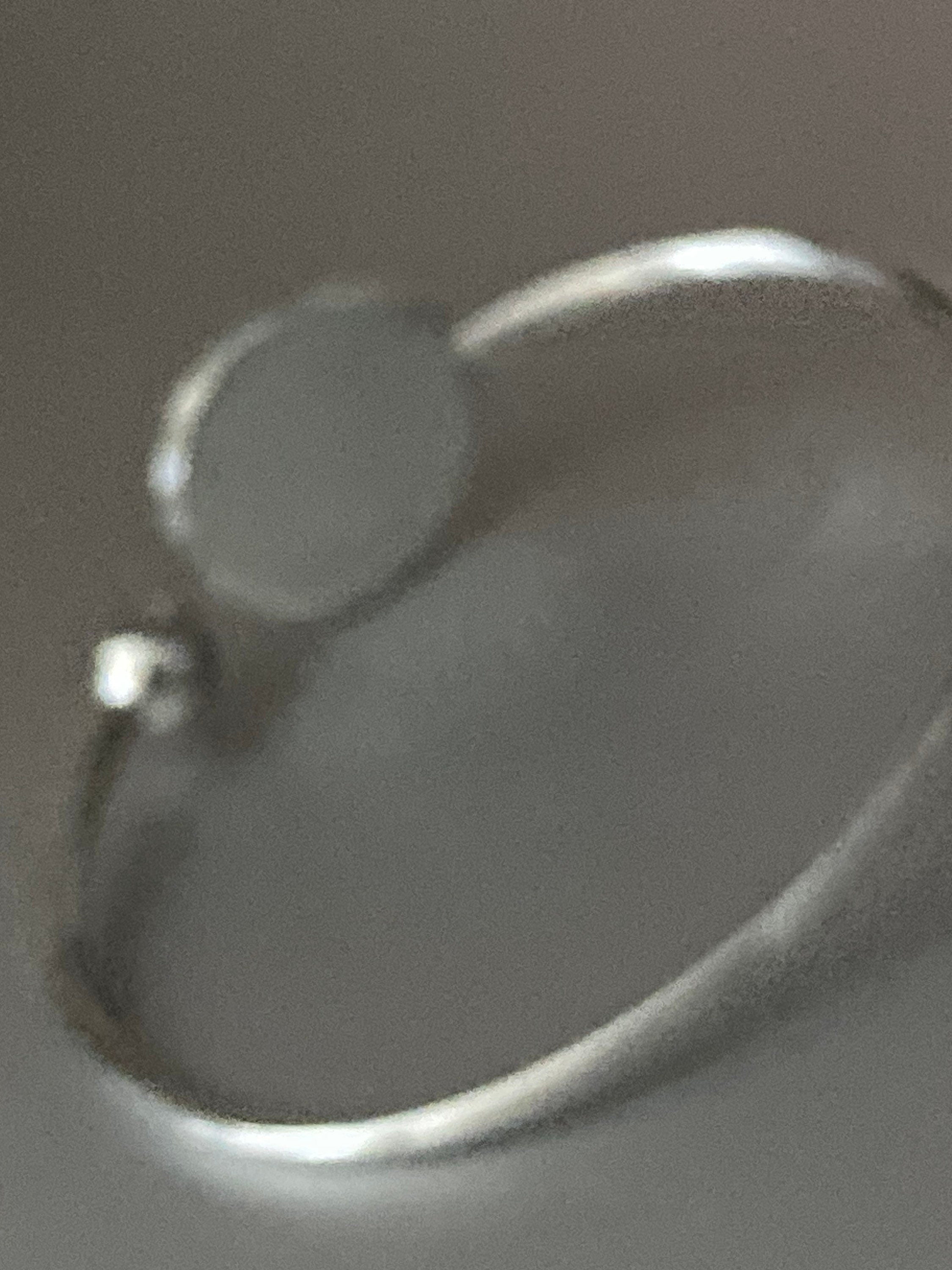 DJ vinyl record bangle stainless steel glass cabochon bracelet 45rpm