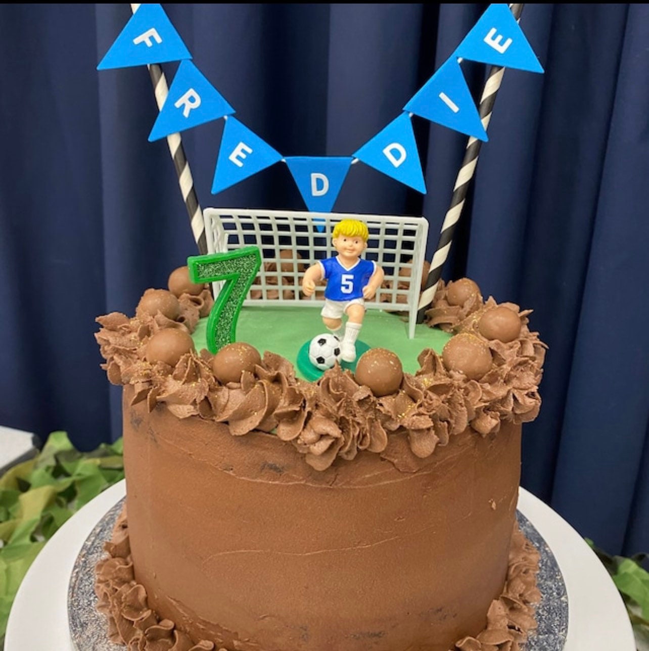 Women’s girls football cake topper decoration player and goal lionesses ladies soccer