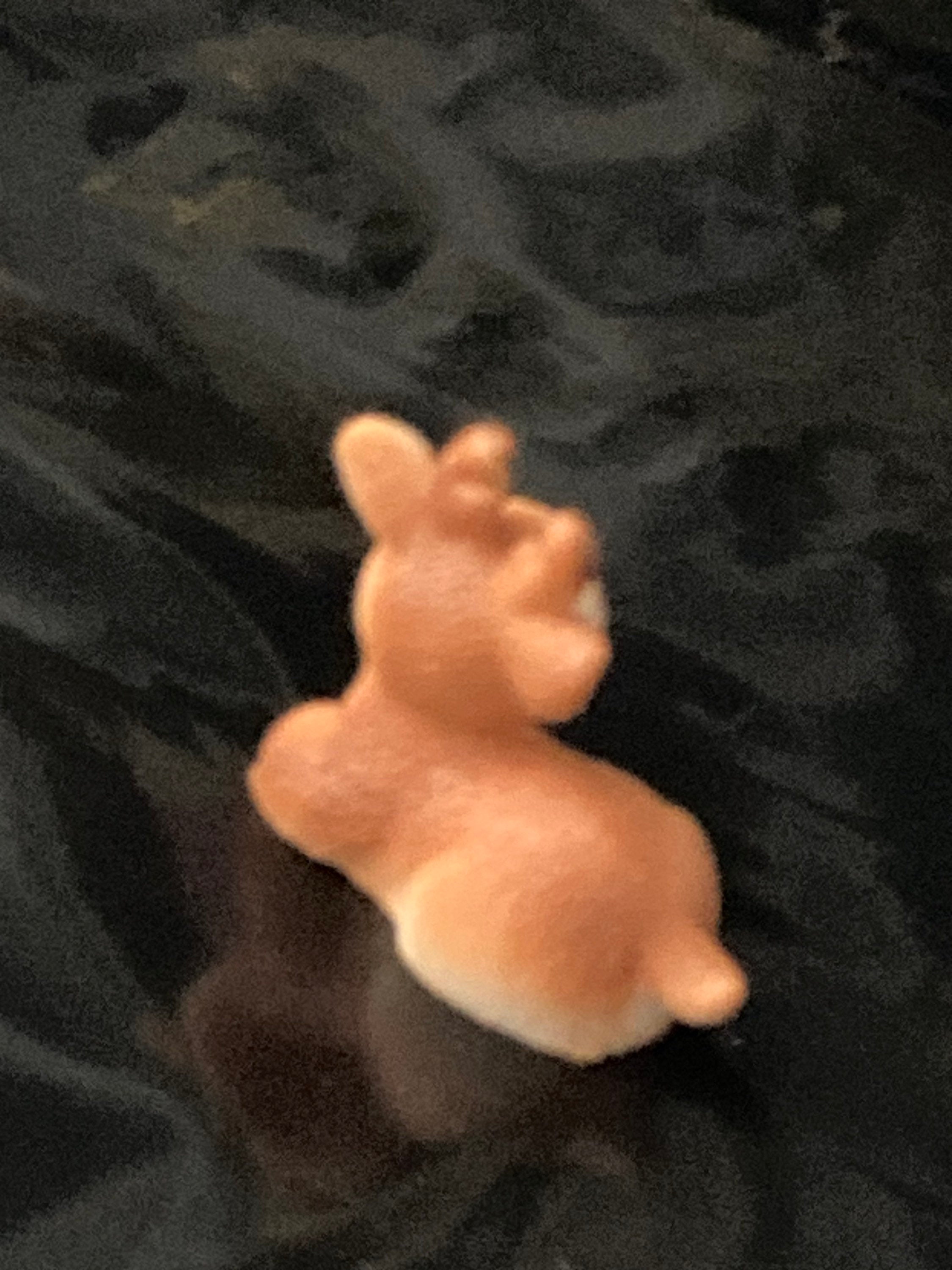 Miniature deer christmas cake topper decoration, reusable plastic