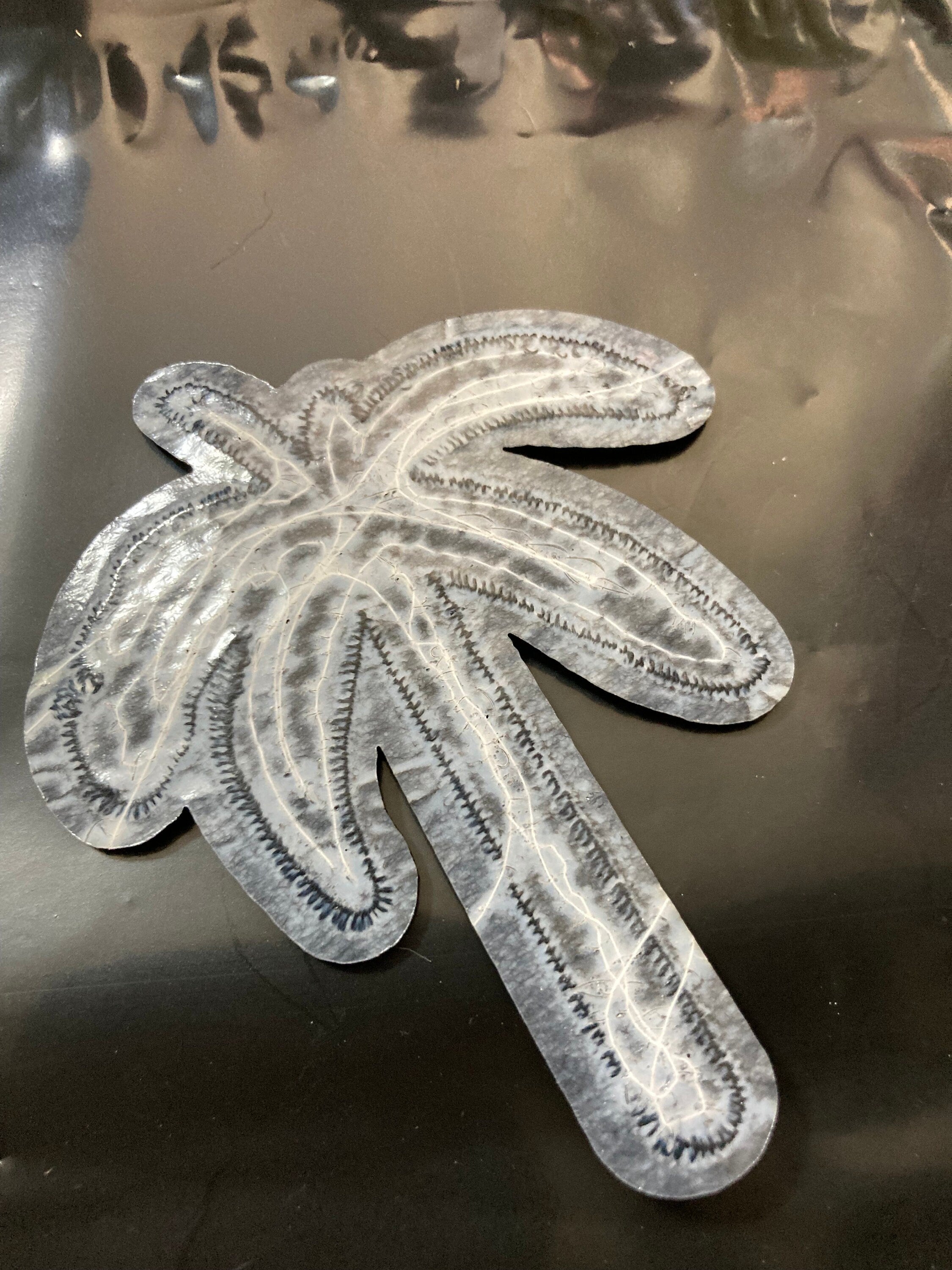 iron on palm tree patch, sewing applique