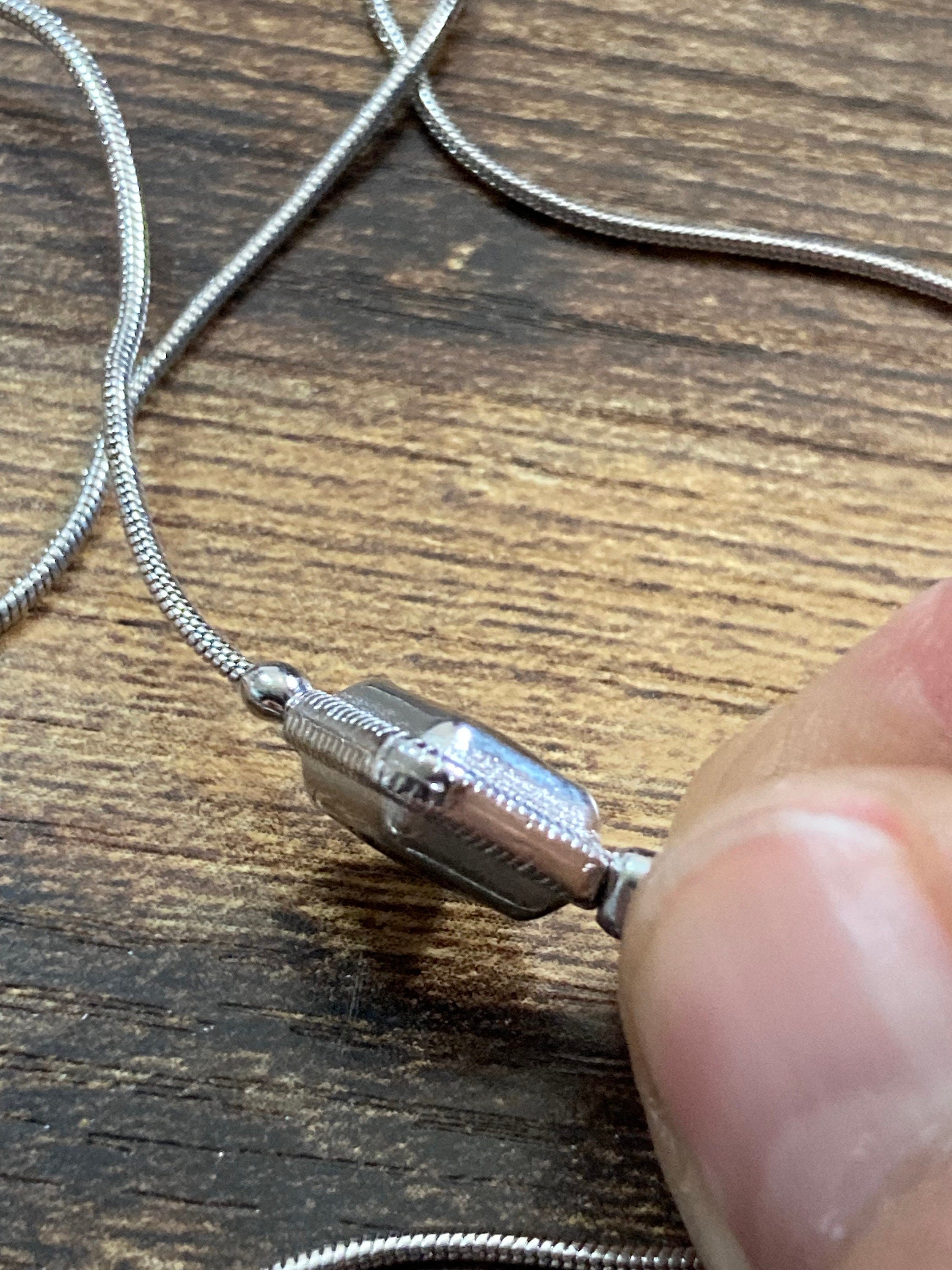 black and silver station necklace,long snake chain