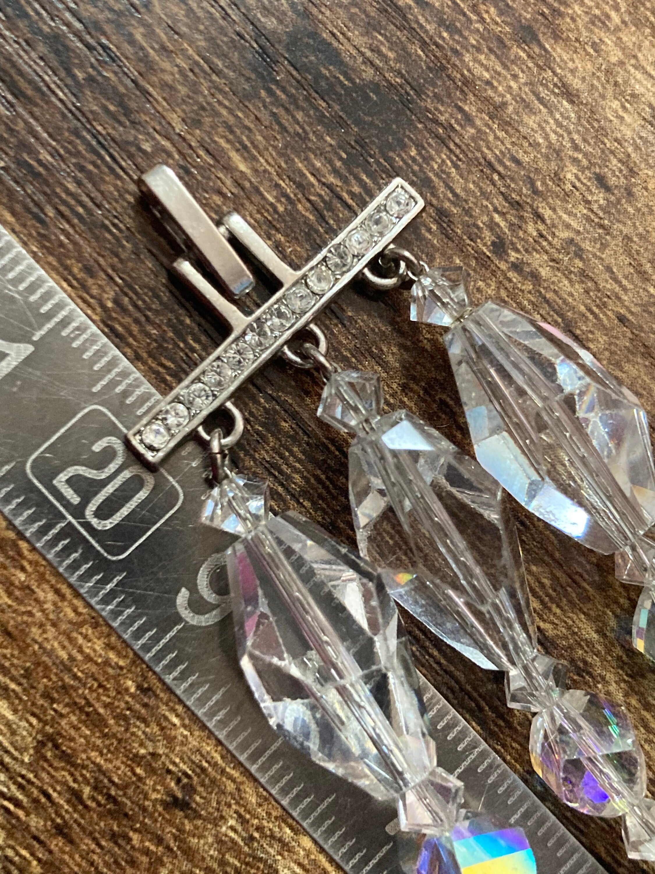 Signed Avon Vintage Art Deco Style Glass Beaded Bracelet