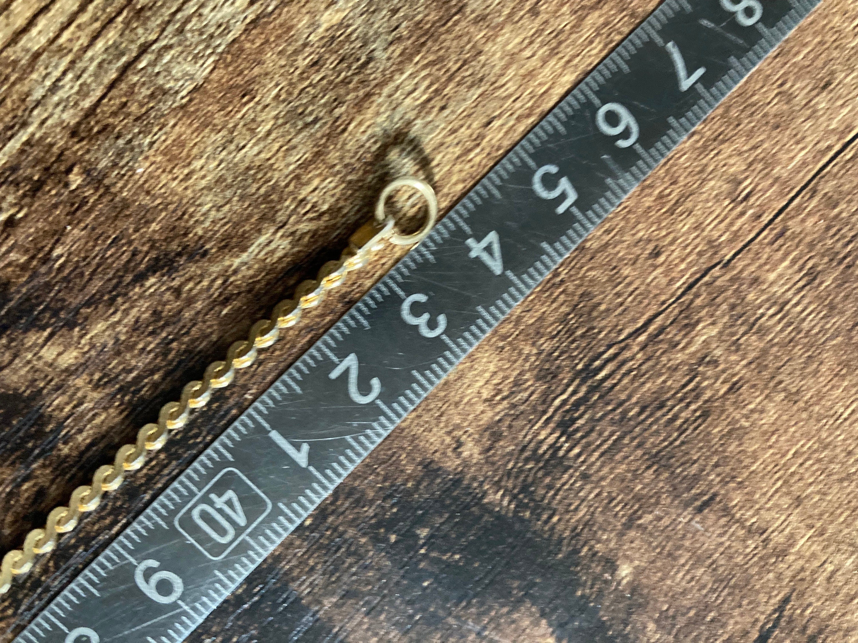 Vintage gold tone mesh lariat drop necklace with turquoise glass paste stones