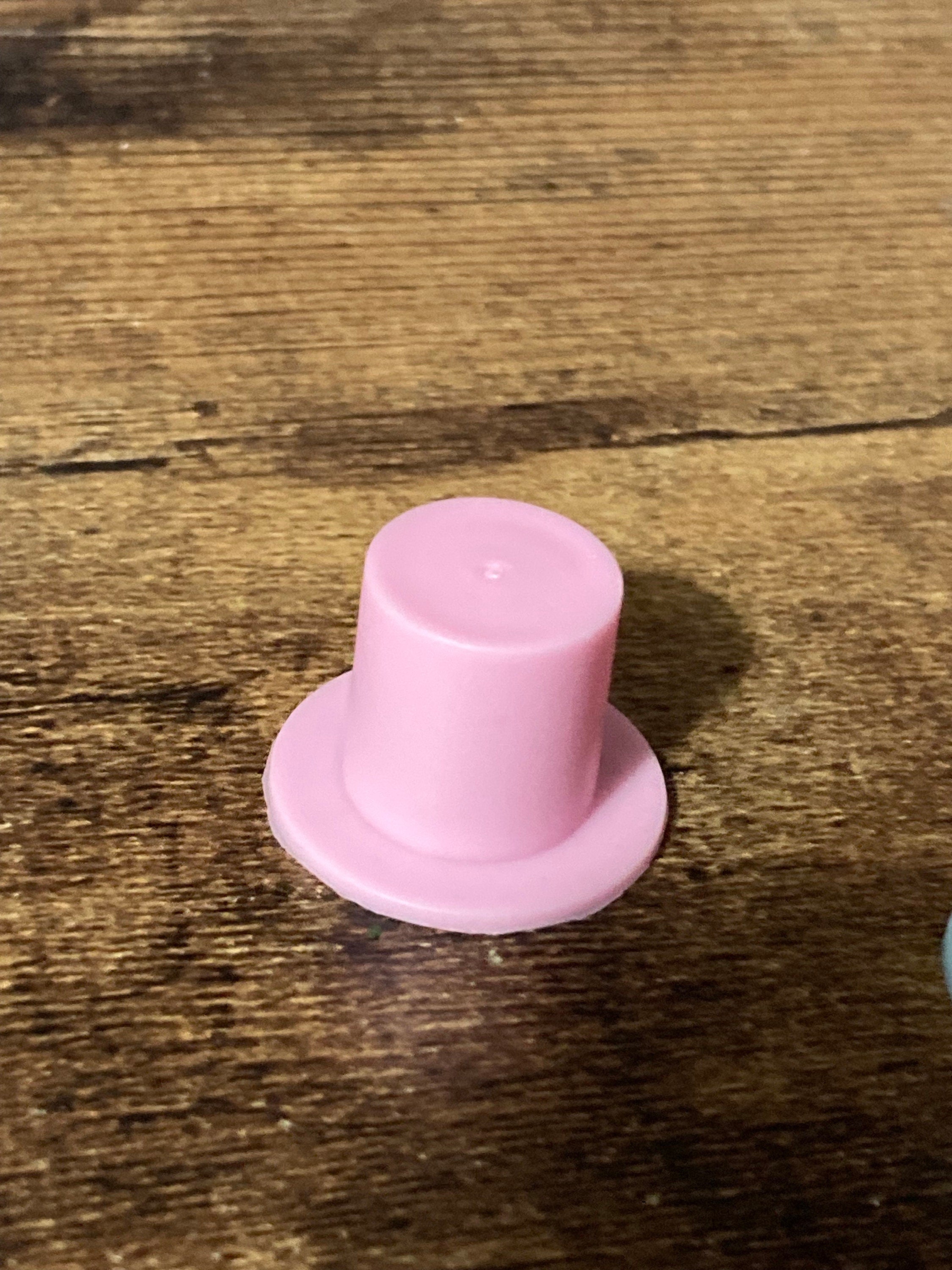 Miniature Top Hat Cake Topper: Victorian Wedding Decoration plastic