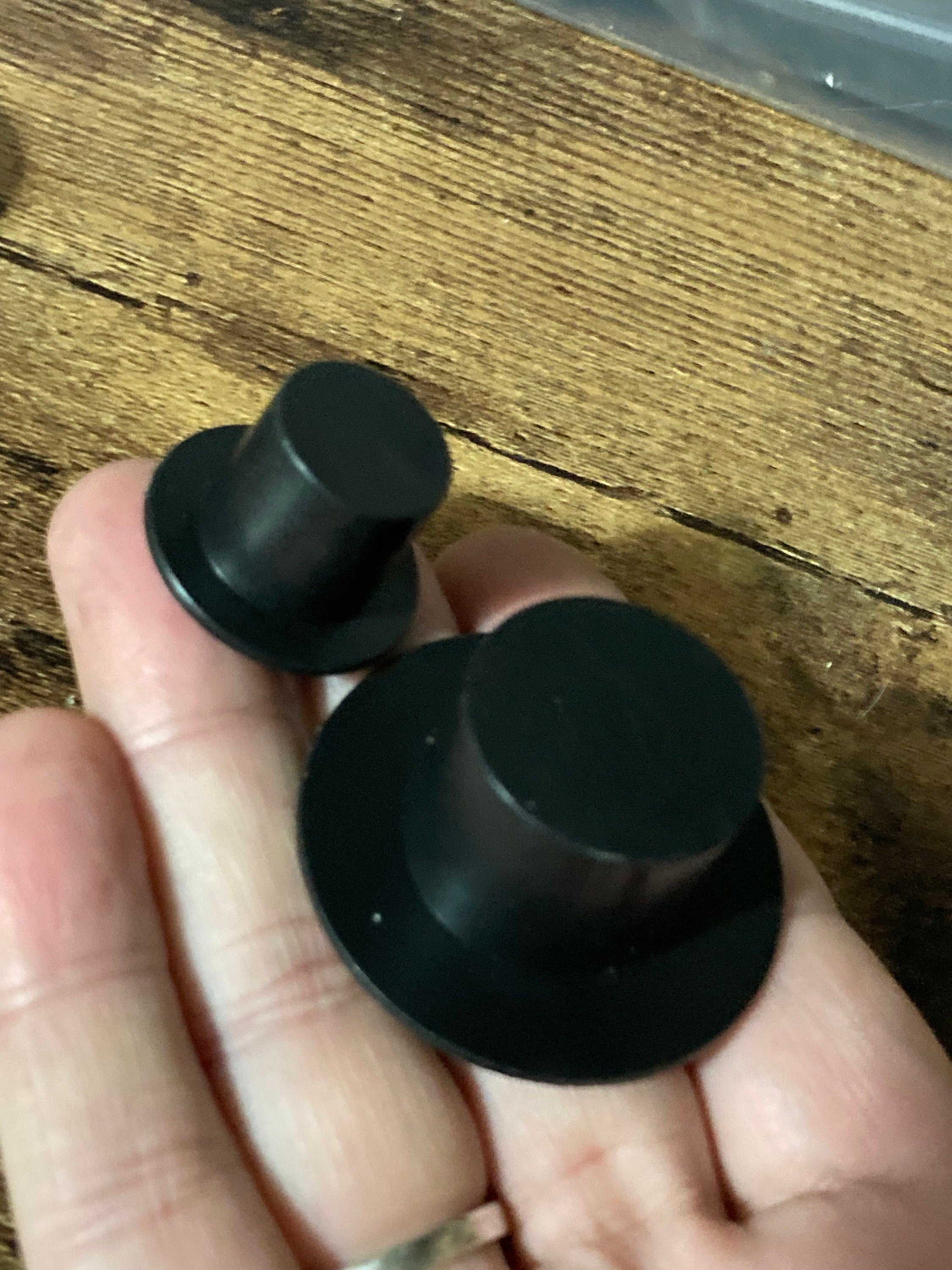 Large Miniature black top hat cake topper decoration