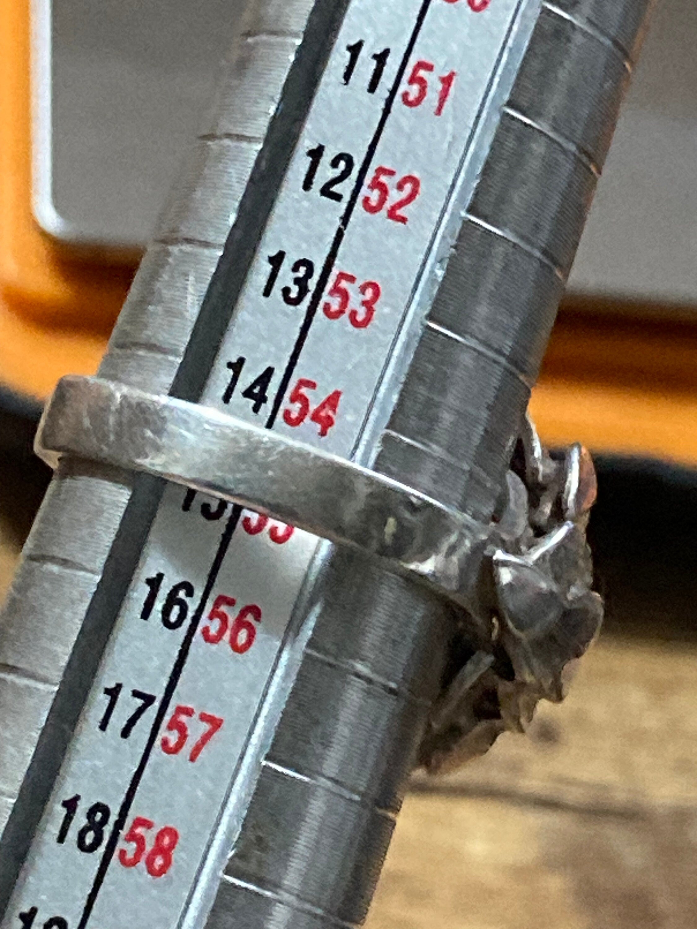 Modernist Brown Topaz Quartz Ring: Chunky Sterling Silver Brutalist Jewelry