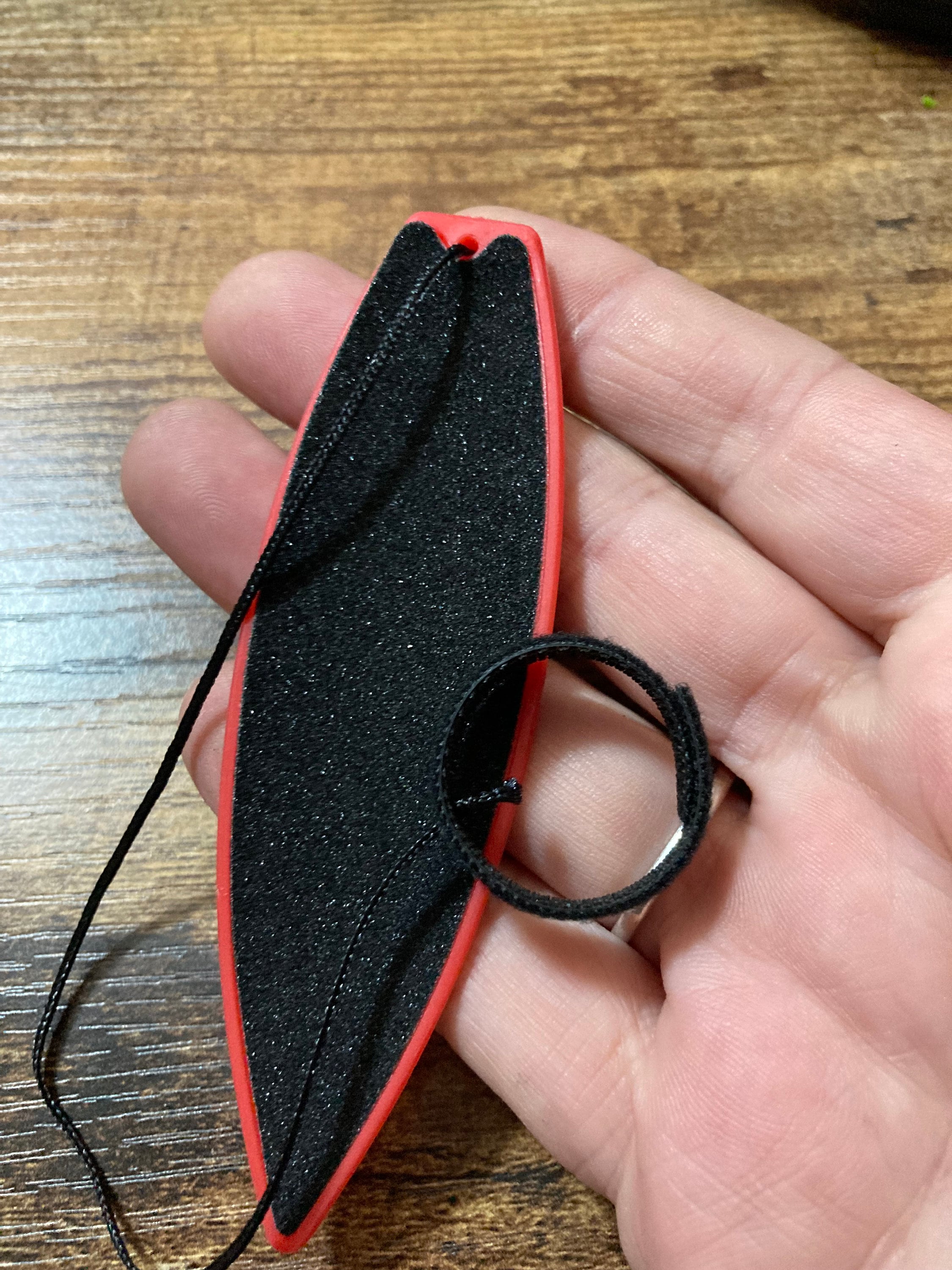 Miniature novelty finger paddle board windsurfer water sports cake topper plastic