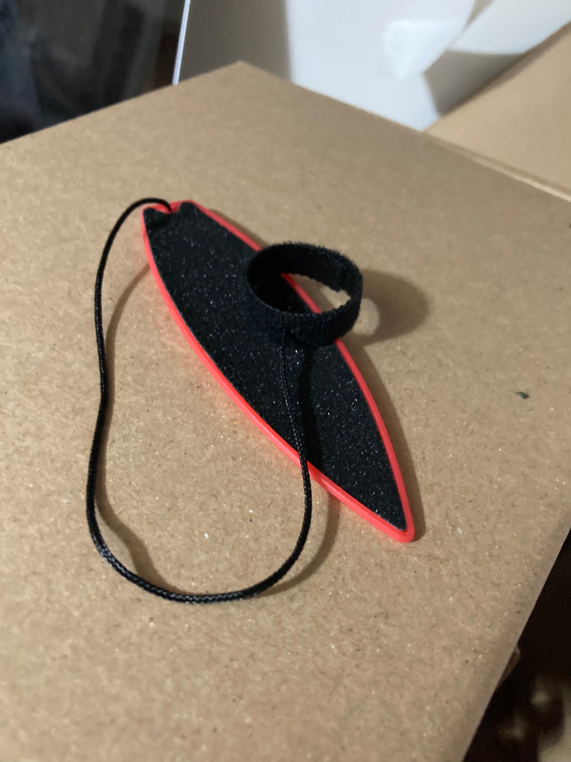 Miniature novelty finger paddle board windsurfer water sports cake topper plastic